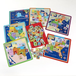 Foto 5 | Juego De Bingo Eeboo United States Geography Para 2-6 Jugadores Mayores De 5 Años - Venta Internacional.