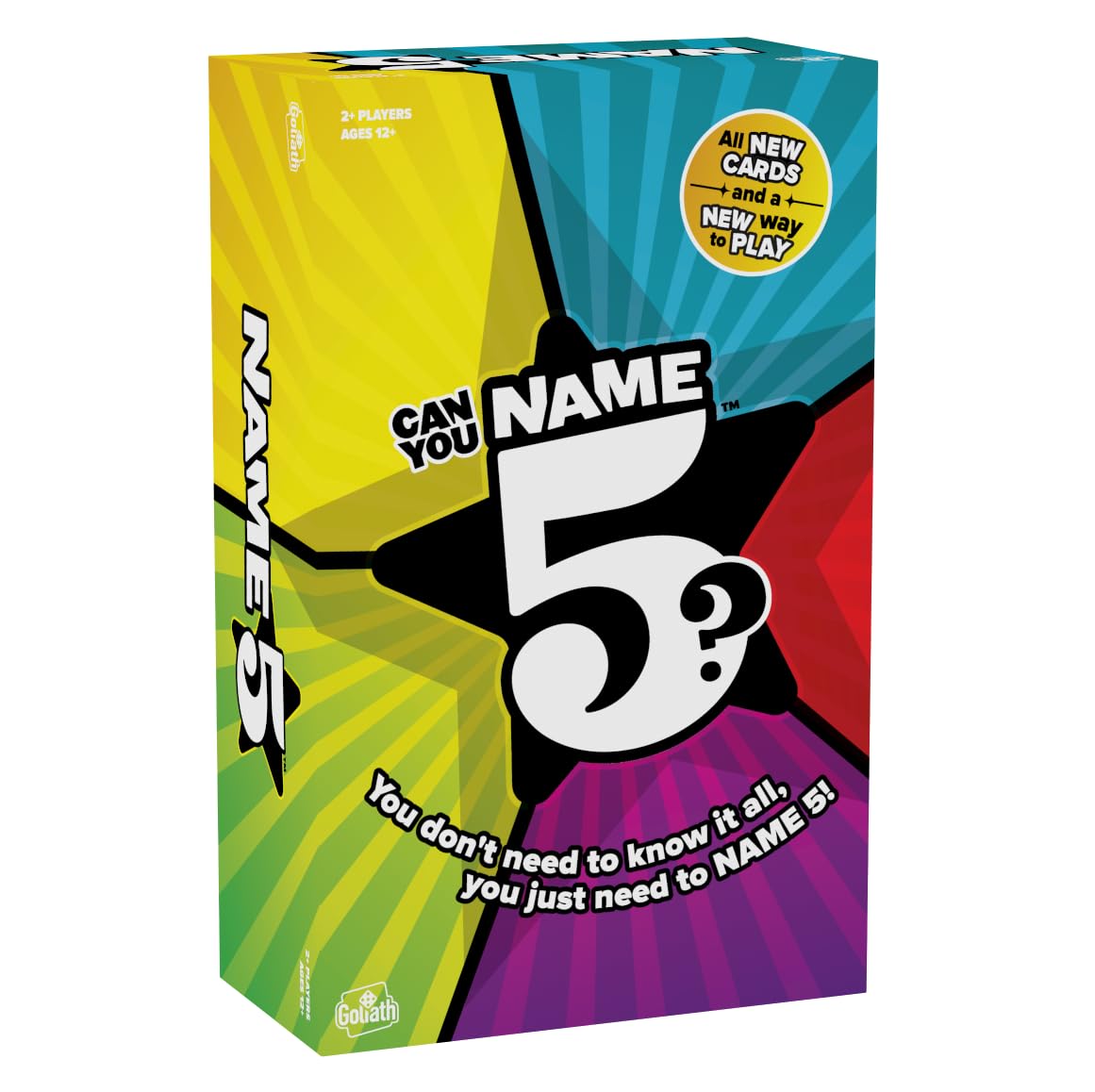 Foto 3 pulgar | Juego De Mesa Goliath Name 5 Para Más De 12 Años, Incluye 144 Cartas - Venta Internacional.