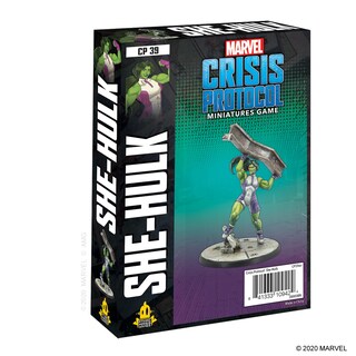 Foto 1 | Paquete De Personajes Atomic Mass Games Marvel Crisis She-hulk - Venta Internacional.