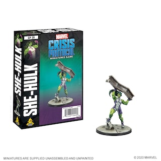 Foto 2 | Paquete De Personajes Atomic Mass Games Marvel Crisis She-hulk - Venta Internacional.