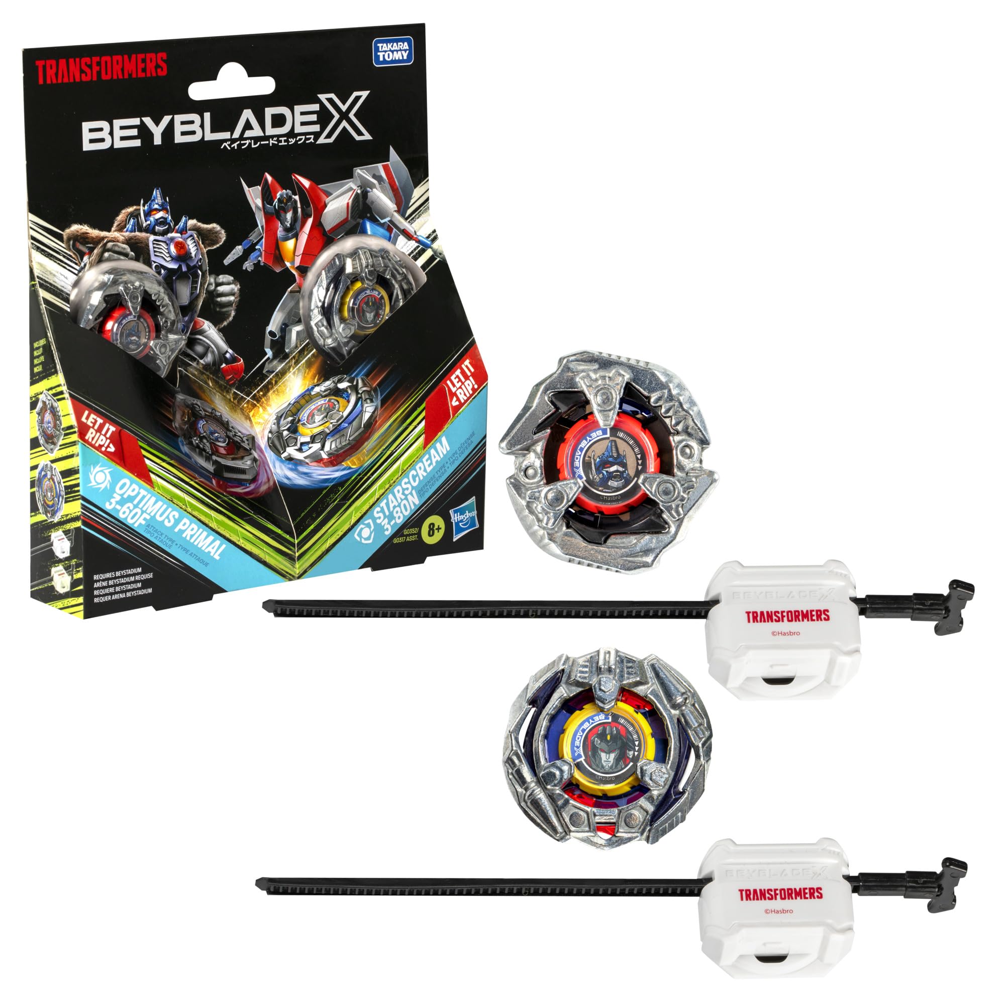Set Multipack Beyblade X Transformers Collab Para Niños De 8 Años - Venta Internacional.