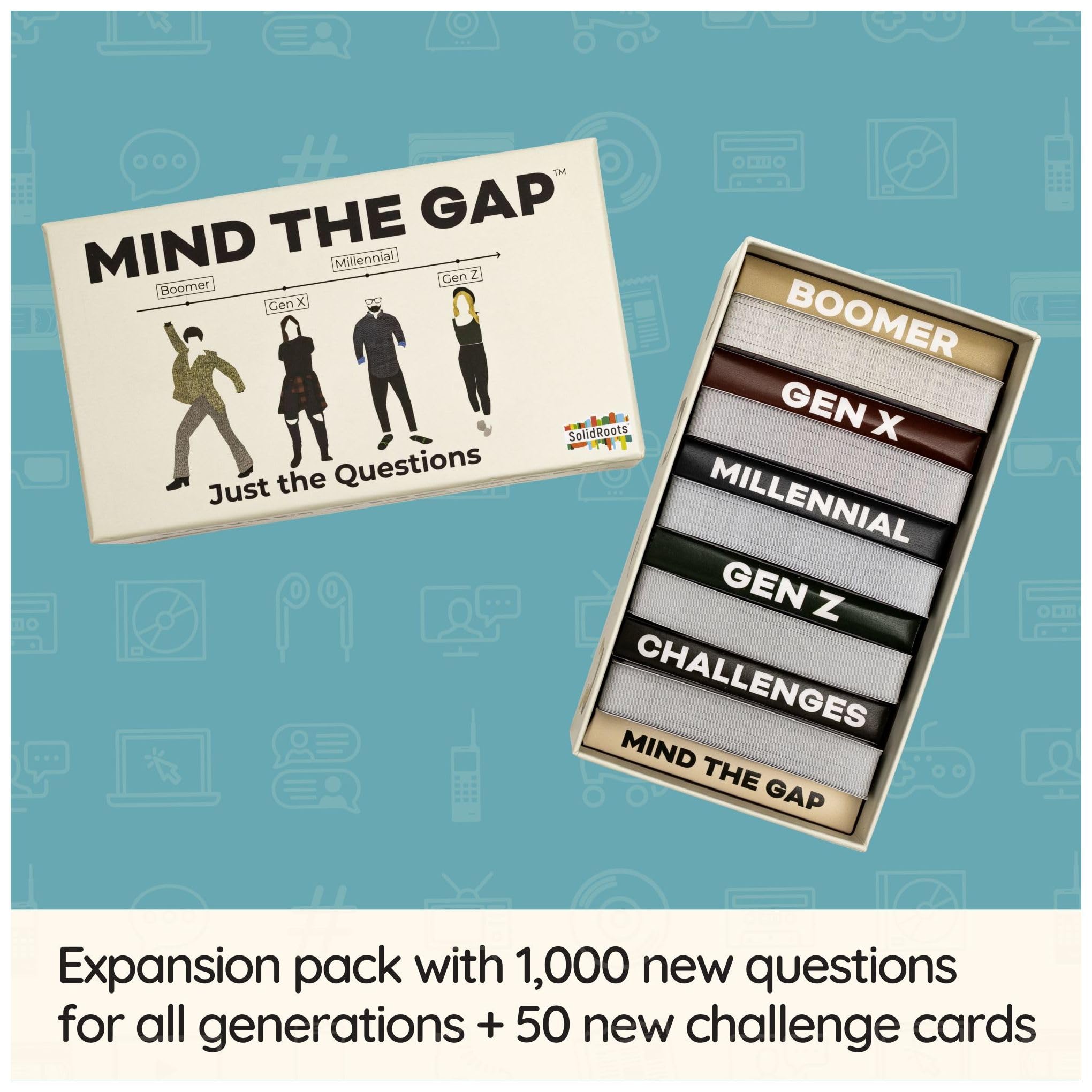 Foto 3 | Paquete De Expansión Spin Master Games Mind The Gap Questions - Venta Internacional.