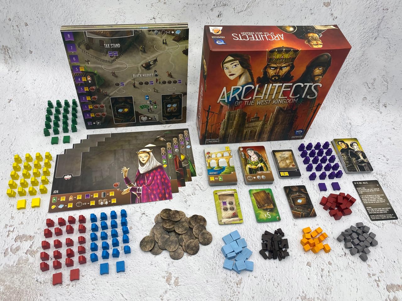 Foto 3 pulgar | Juego De Mesa Renegade Game Studios Architects Of The West Kingdom - Venta Internacional.