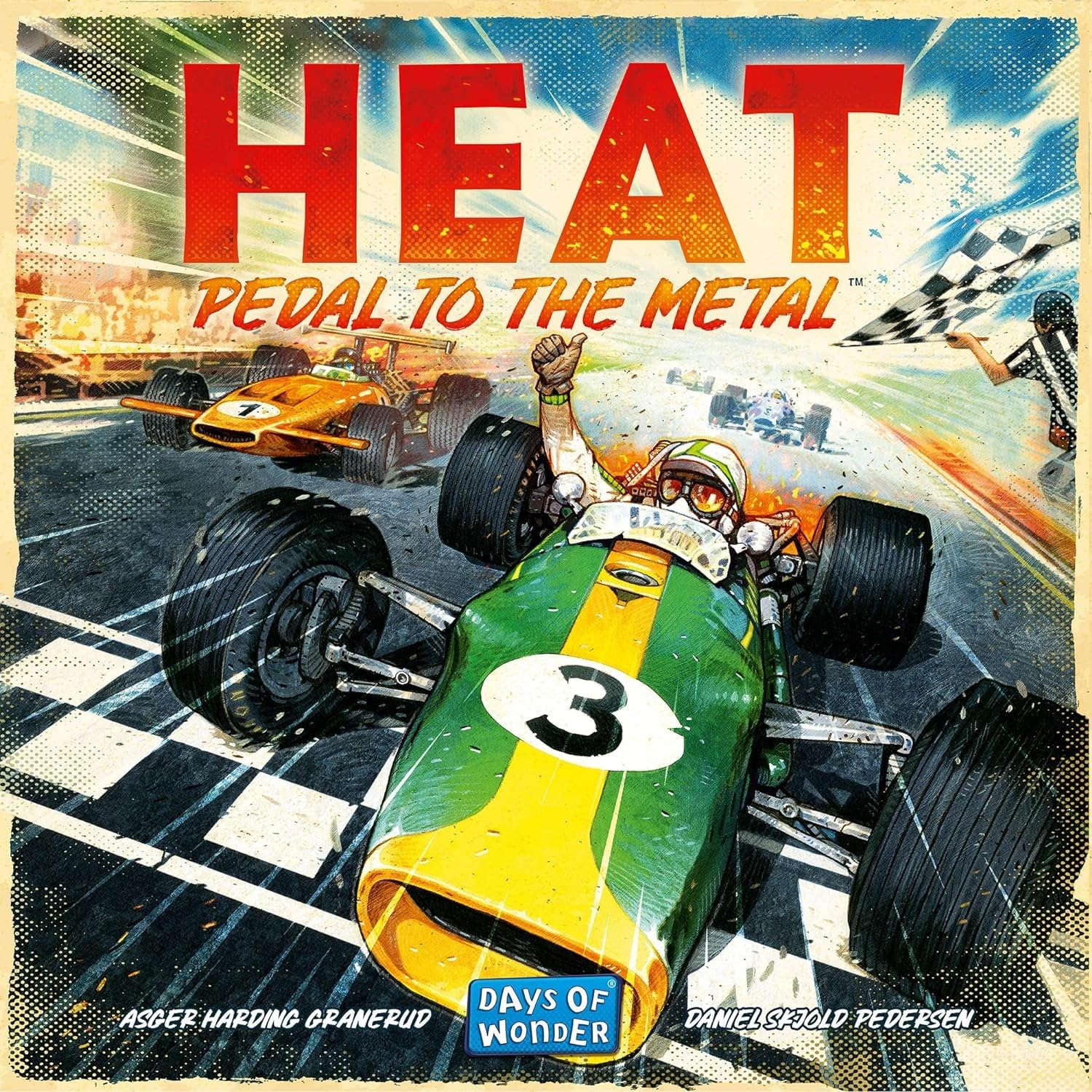 Foto 2 | Juego De Mesa Heat: Pedal To The Metal Intense Car Racing Para Niños Mayores De 10 Años - Venta Internacional.