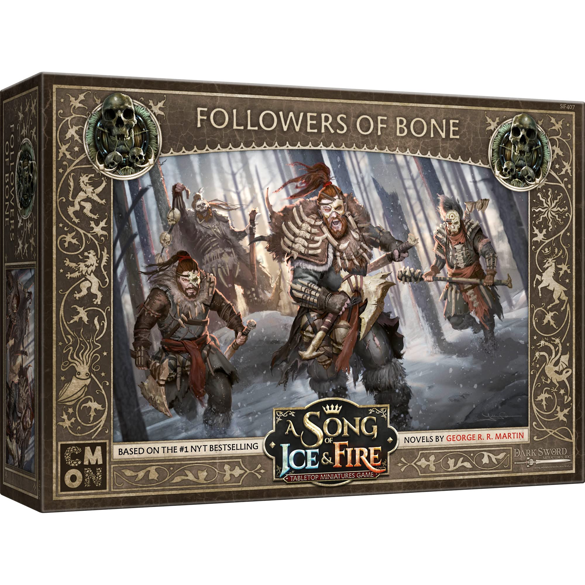 Miniaturas De Sobremesa: Cmon: Canción De Hielo Y Fuego, Seguidores De Bone - Venta Internacional.