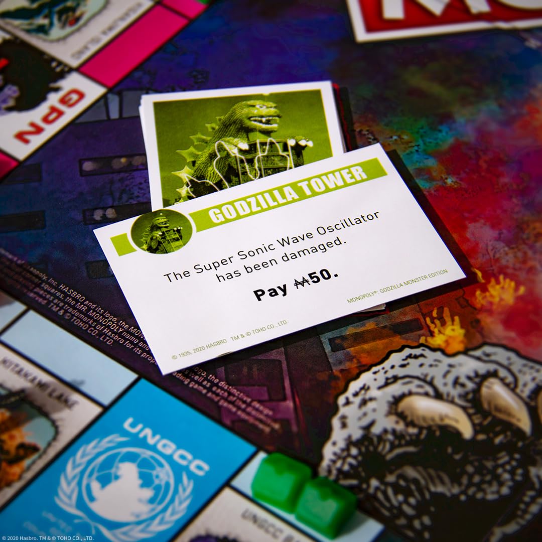 Foto 3 pulgar | Juego De Mesa Usaopoly Monopoly Godzilla Classic Monster Movie - Venta Internacional.