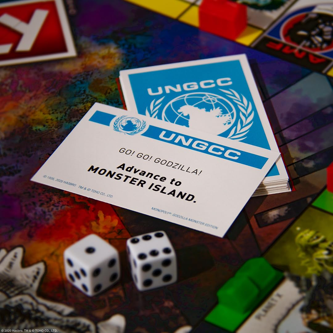 Foto 4 pulgar | Juego De Mesa Usaopoly Monopoly Godzilla Classic Monster Movie - Venta Internacional.