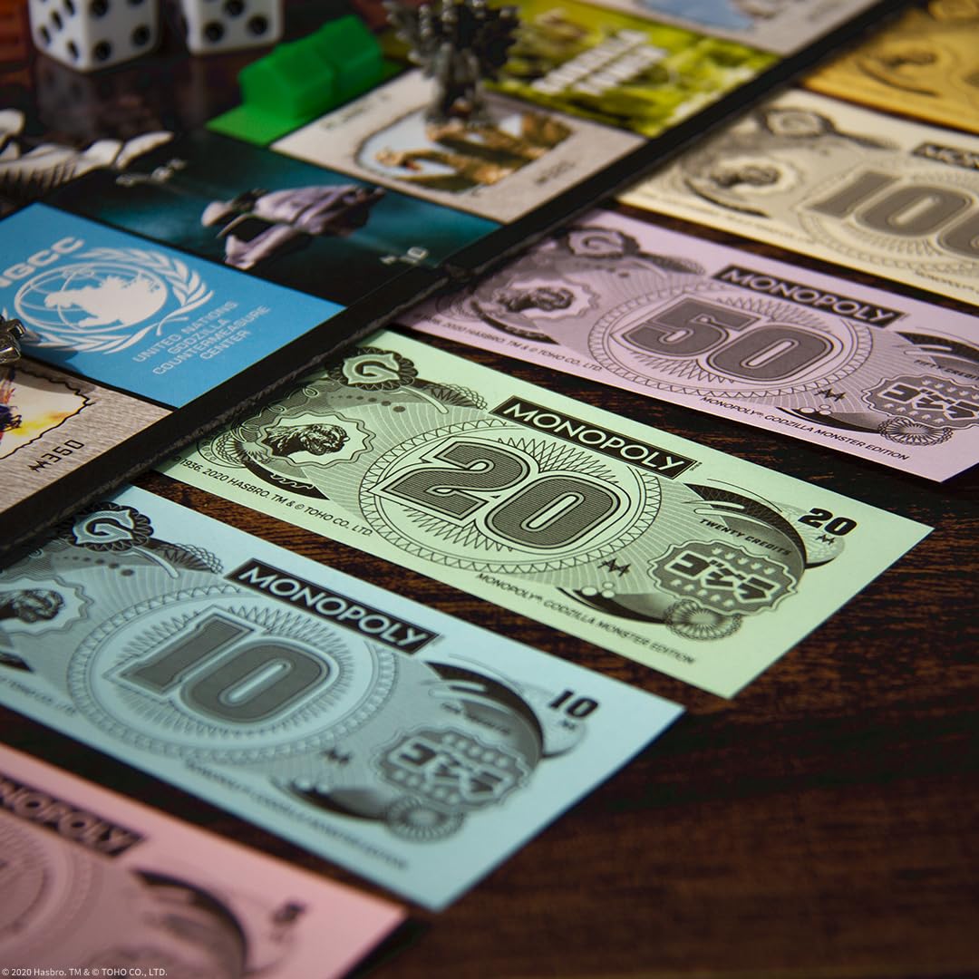 Foto 7 pulgar | Juego De Mesa Usaopoly Monopoly Godzilla Classic Monster Movie - Venta Internacional.