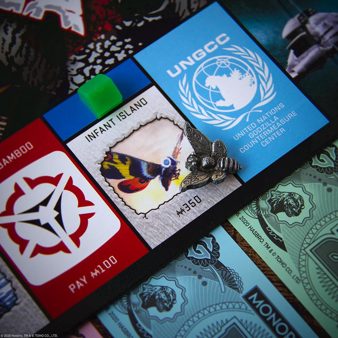 Foto 8 pulgar | Juego De Mesa Usaopoly Monopoly Godzilla Classic Monster Movie - Venta Internacional.