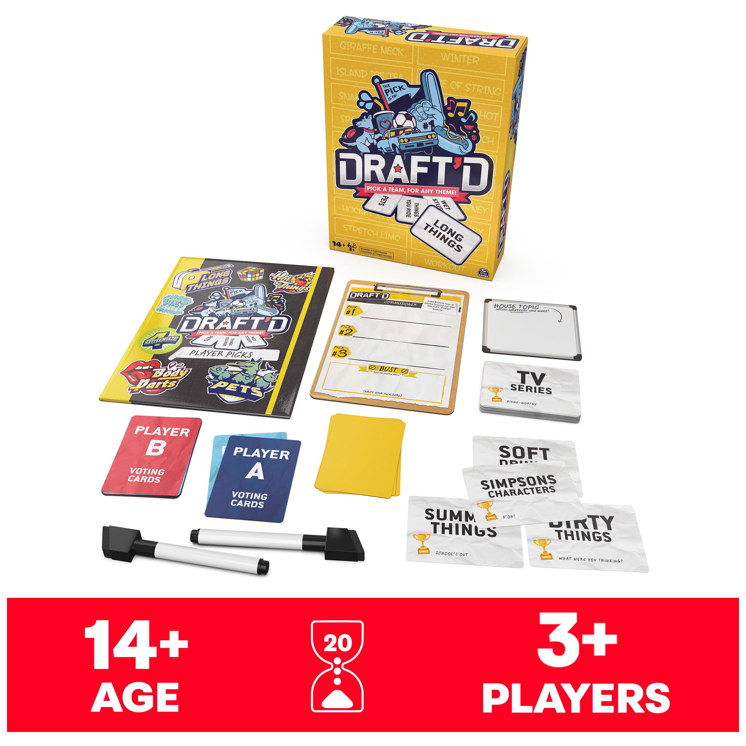 Foto 3 pulgar | Juego De Fiesta Spin Master Games Draft Para Mayores De 14 Años - Venta Internacional.