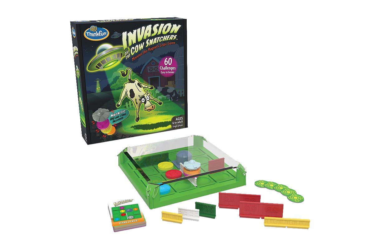 Foto 2 pulgar | Juego De Lógica Thinkfun Invasion Of The Cow Snatchers Desde Hace Más De 6 Años - Venta Internacional.