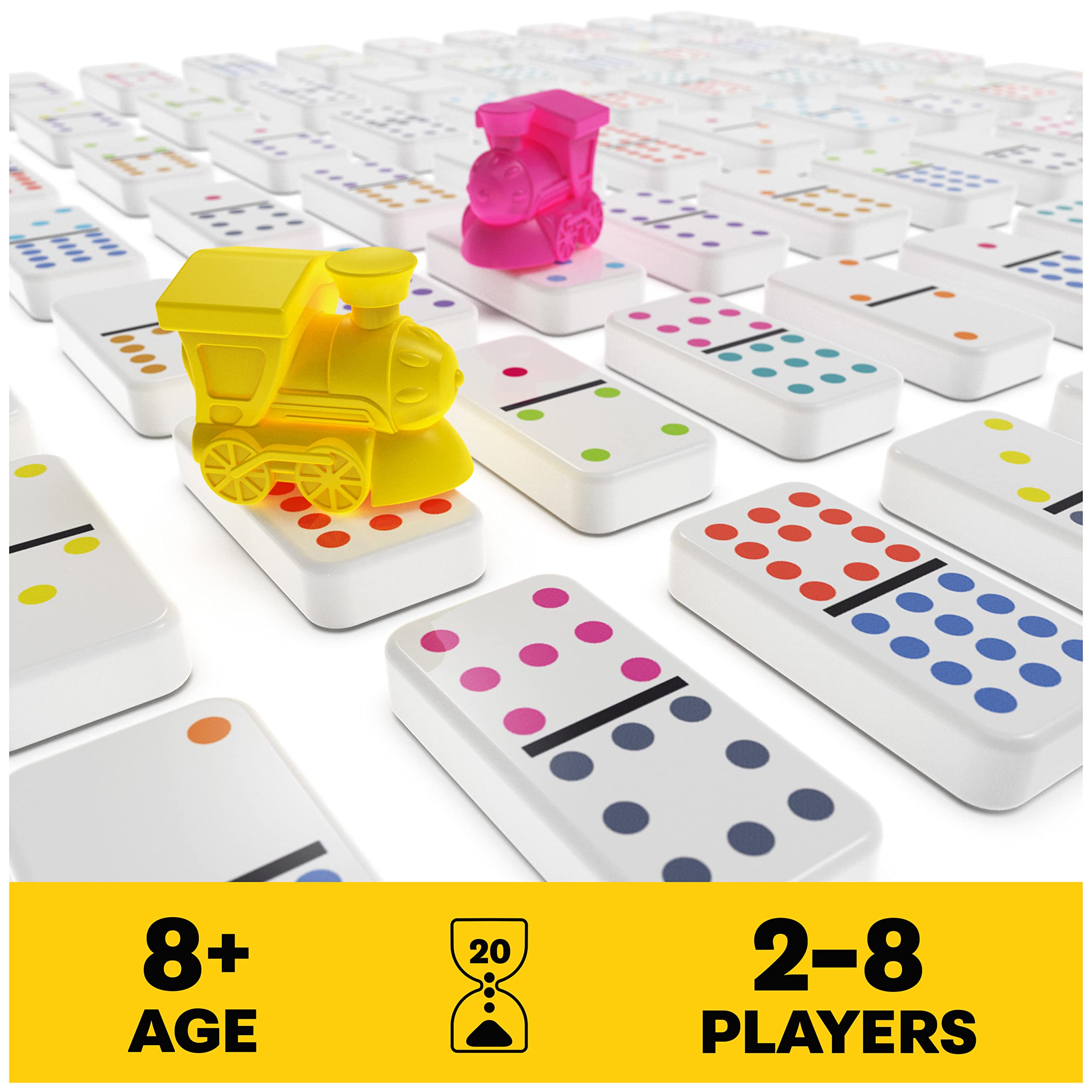 Foto 2 | Set De Dominó Spin Master Games Mexican Train Con Funda - Venta Internacional.