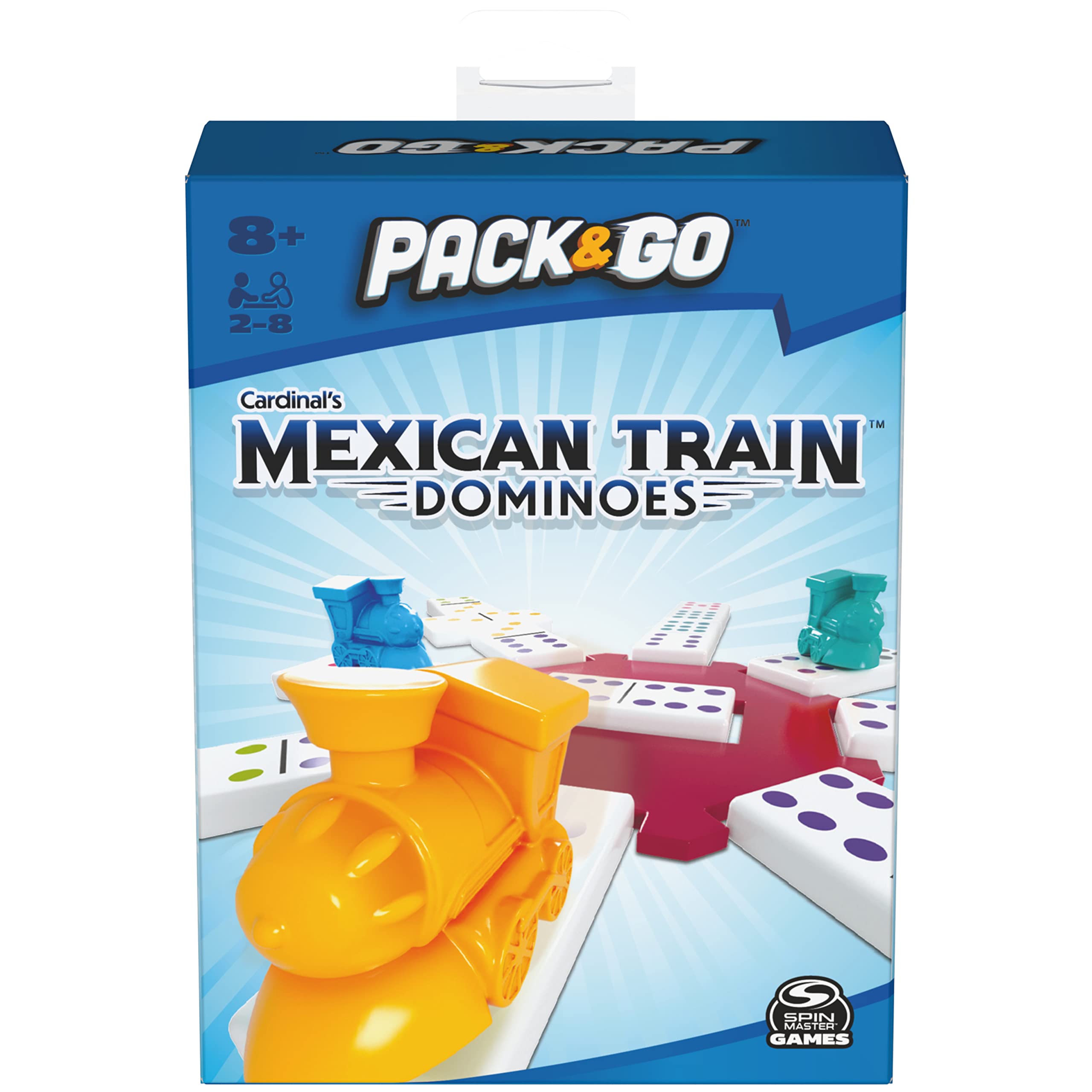 Foto 6 pulgar | Set De Dominó Spin Master Games Mexican Train Con Funda - Venta Internacional.