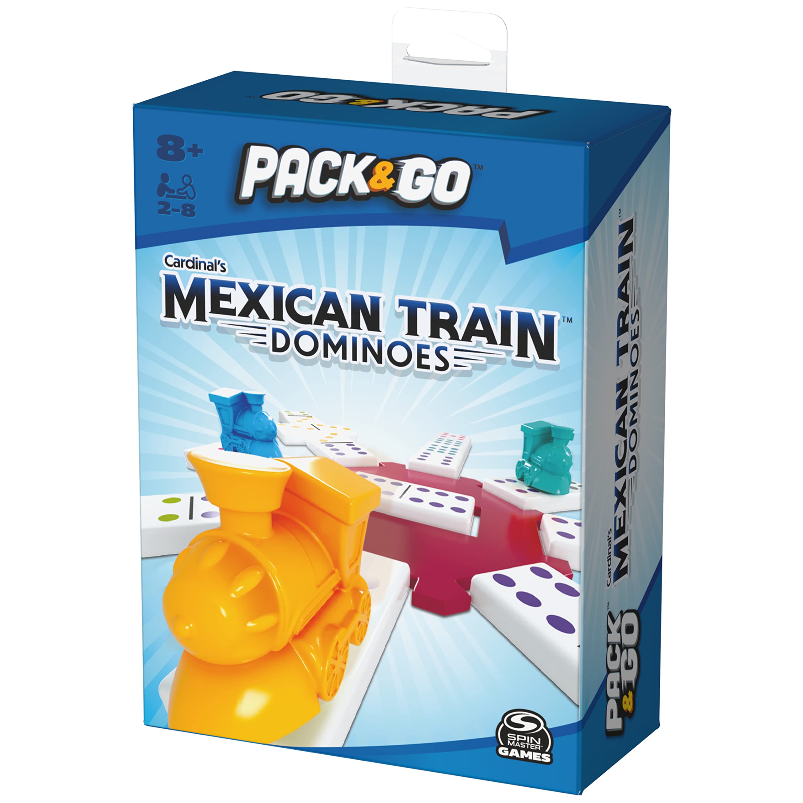 Foto 7 pulgar | Set De Dominó Spin Master Games Mexican Train Con Funda - Venta Internacional.