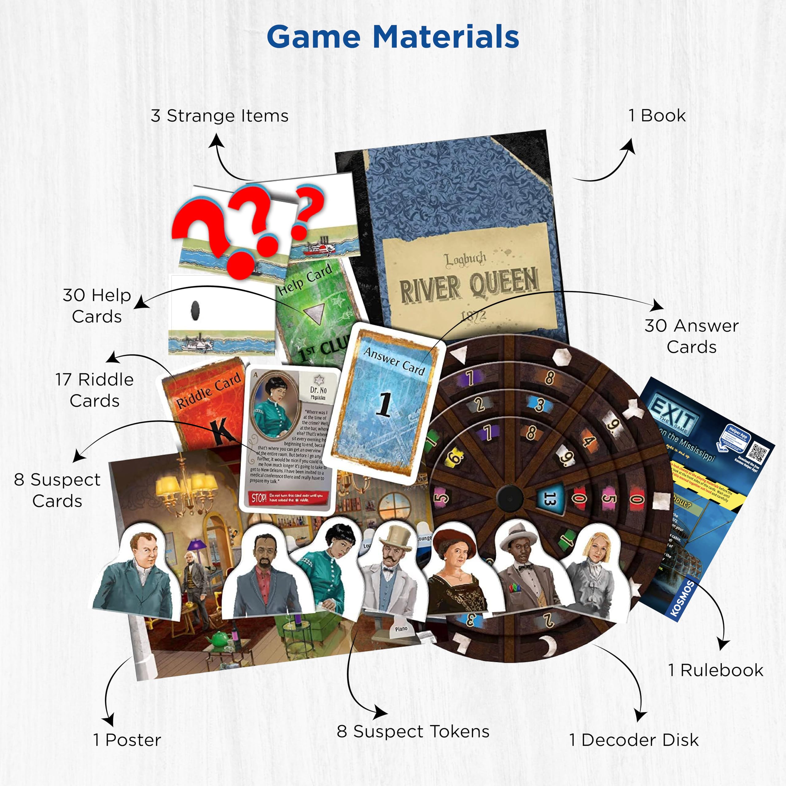 Foto 4 pulgar | Juego De Escape Thames & Kosmos Exit: Theft On The Mississippi - Venta Internacional.