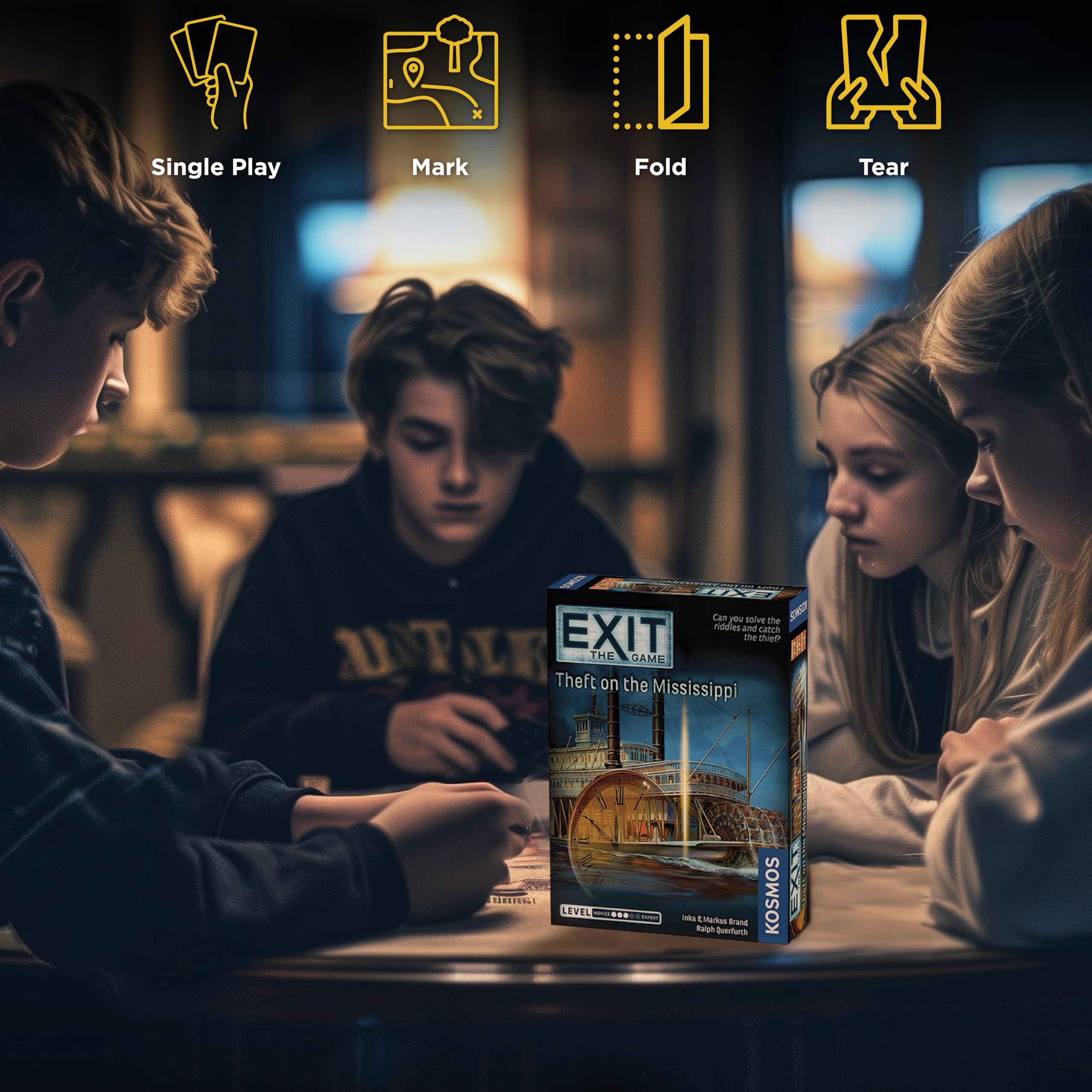 Foto 4 | Juego De Escape Thames & Kosmos Exit: Theft On The Mississippi - Venta Internacional.