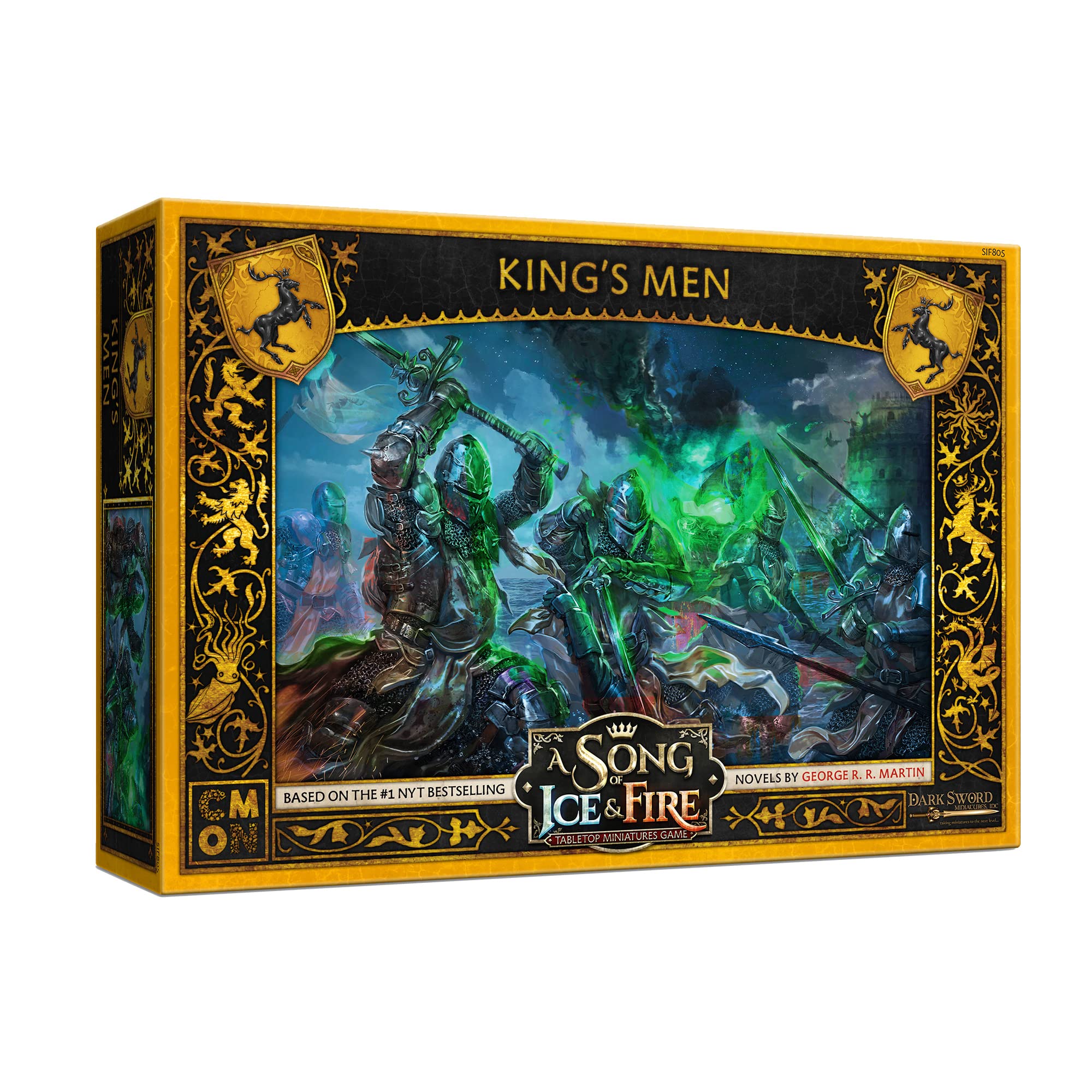Foto 1 | Miniaturas De Sobremesa Cmon Canción De Hielo Y Fuego Baratheon King's Men - Venta Internacional.