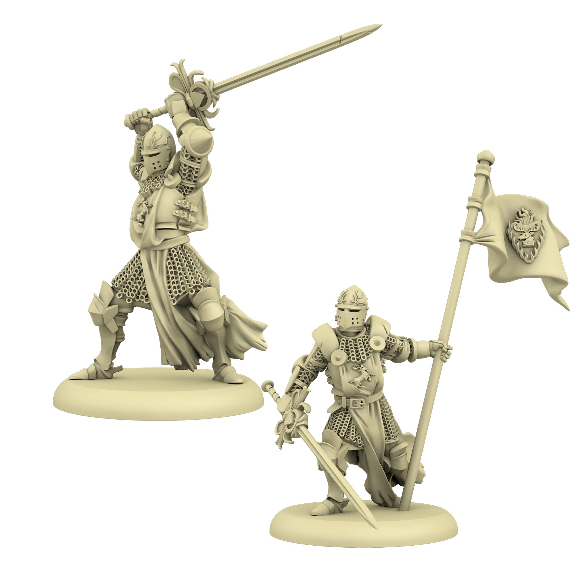Foto 4 pulgar | Miniaturas De Sobremesa Cmon Canción De Hielo Y Fuego Baratheon King's Men - Venta Internacional.