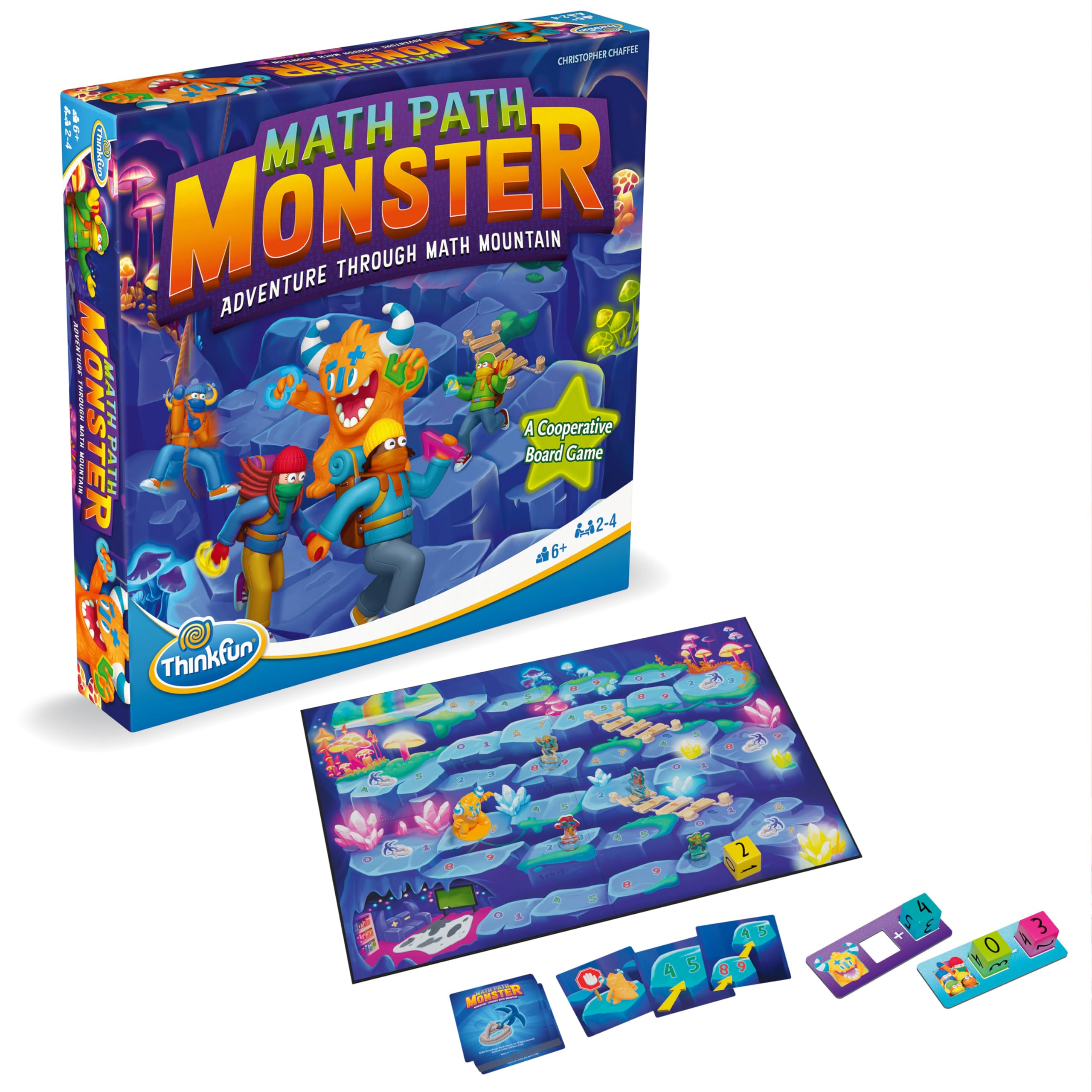 Juego De Mesa Thinkfun Math Path Monster Math Skills Kids - Venta Internacional.