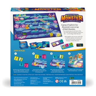 Foto 6 | Juego De Mesa Thinkfun Math Path Monster Math Skills Kids - Venta Internacional.