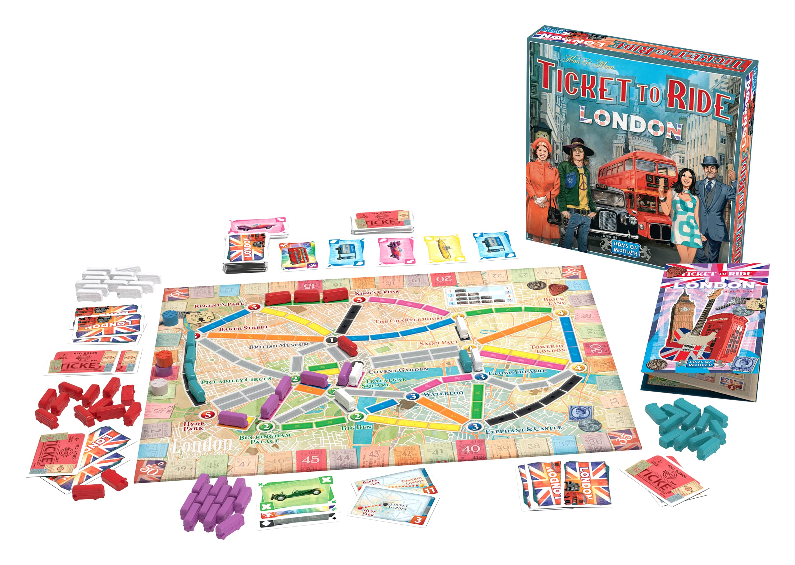 Foto 2 | Juego De Mesa Days Of Wonder Ticket To Ride London Kids 8+  - Venta Internacional.