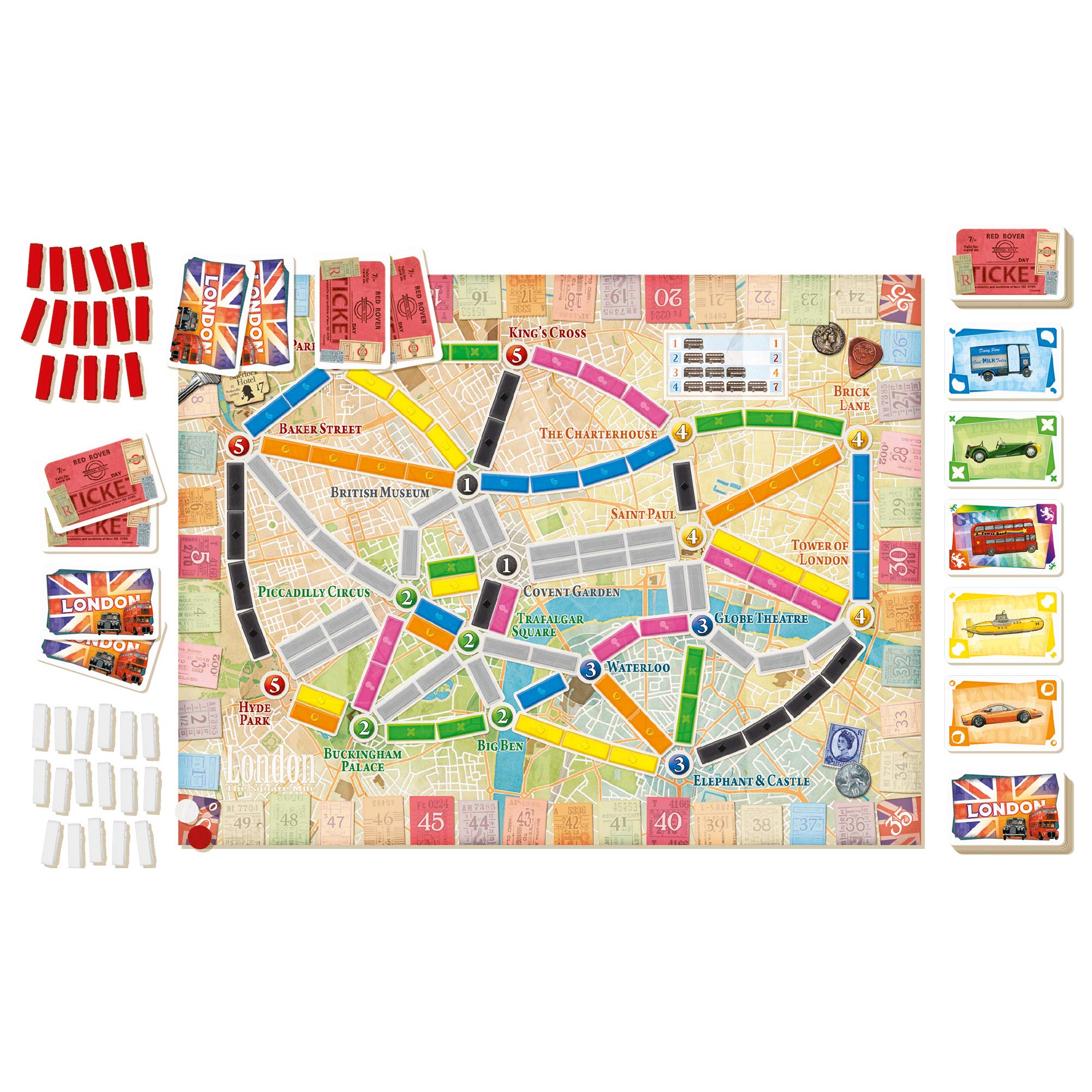 Foto 8 pulgar | Juego De Mesa Days Of Wonder Ticket To Ride London Kids 8+  - Venta Internacional.