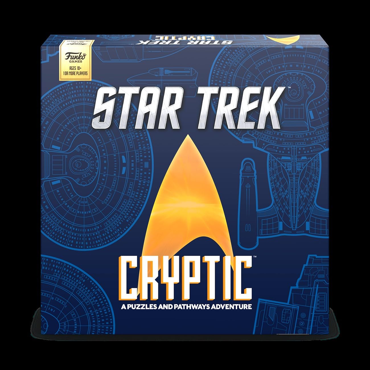 Foto 2 pulgar | Juego De Mesa Funko Star Trek Cryptic Puzzles De Más De 10 Años - Venta Internacional.