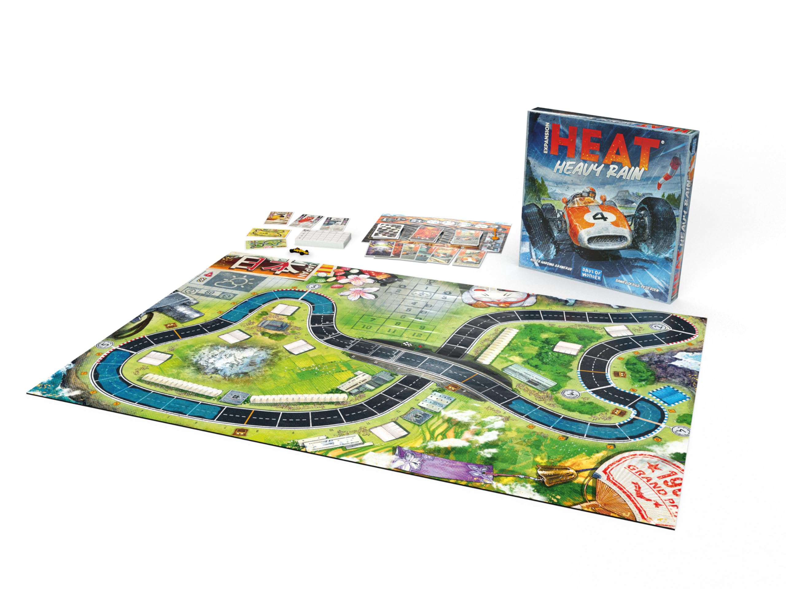 Foto 3 pulgar | Expansión De Juegos De Mesa Days Of Wonder Heat Heavy Rain - Venta Internacional.