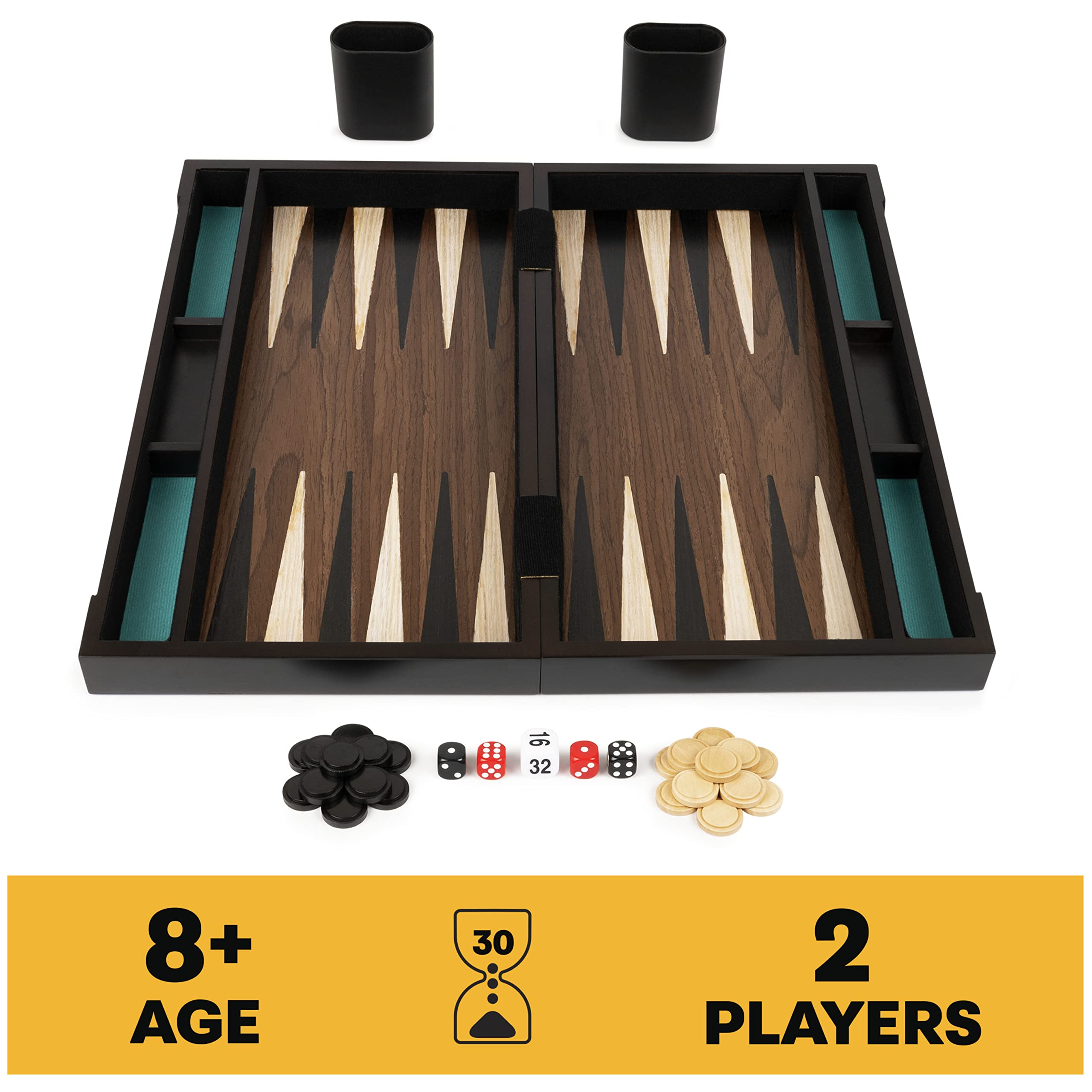 Foto 3 pulgar | Juego De Mesa Spin Master Games Legacy Deluxe Backgammon - Venta Internacional.
