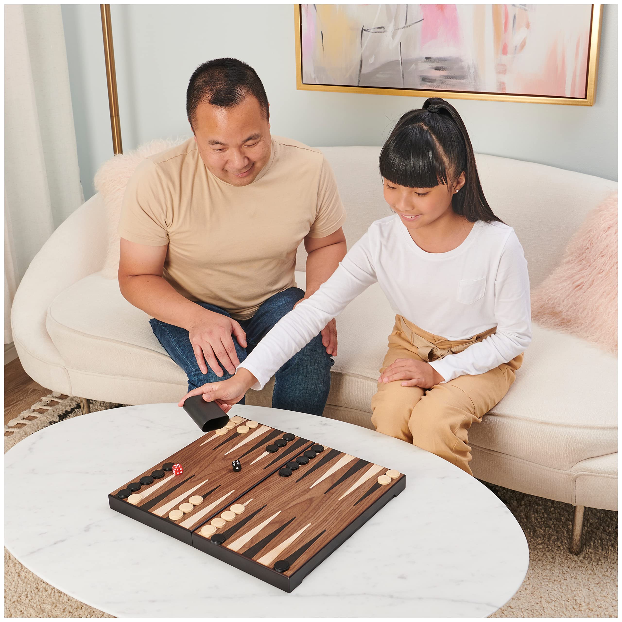 Foto 5 pulgar | Juego De Mesa Spin Master Games Legacy Deluxe Backgammon - Venta Internacional.