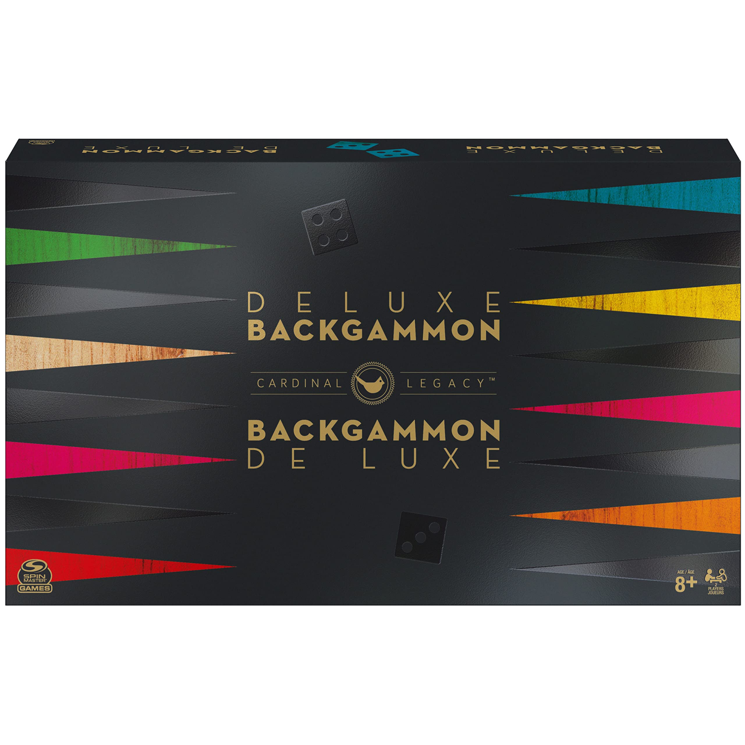 Foto 7 pulgar | Juego De Mesa Spin Master Games Legacy Deluxe Backgammon - Venta Internacional.