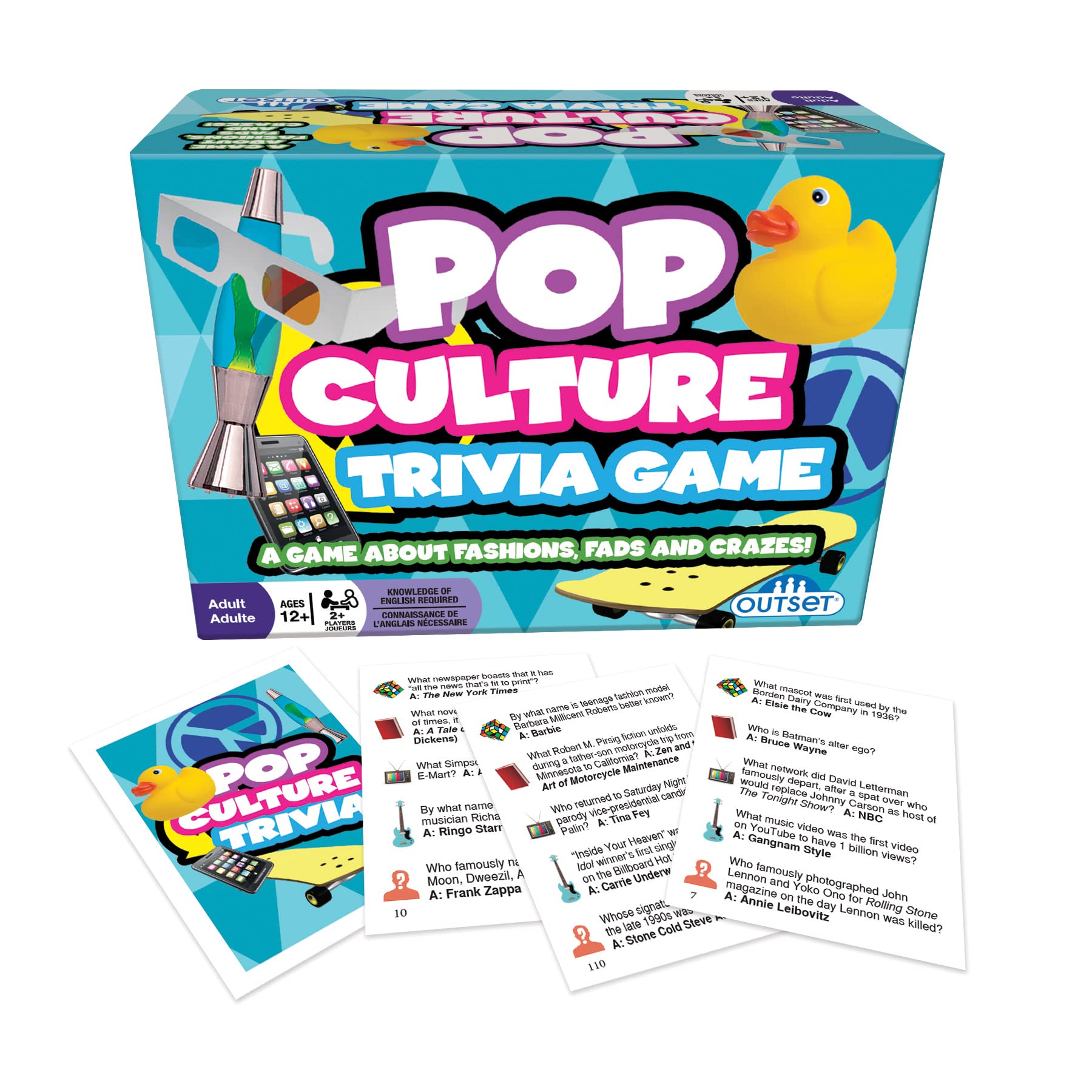 Foto 3 pulgar | Juego De Preguntas Outset Media Pop Culture 1200 Preguntas 12+ - Venta Internacional.