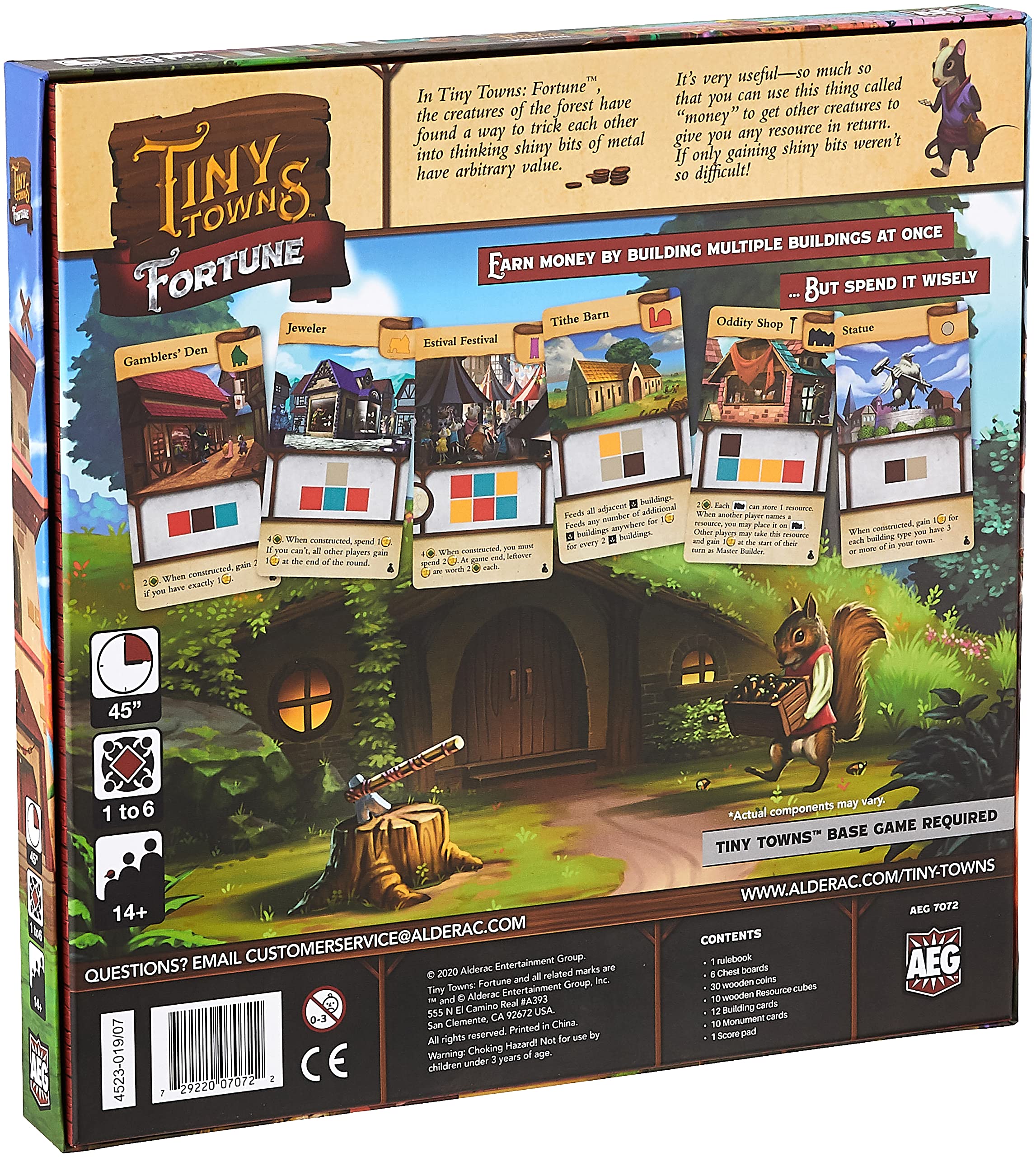 Foto 3 pulgar | Juego De Mesa Aeg Tiny Towns Fortune Expansion 1-6 Jugadores 14+ - Venta Internacional.