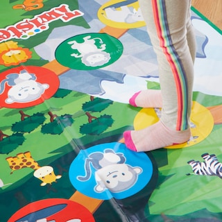Foto 4 | Tapete De 2 Caras Game Hasbro Gaming Twister Junior Animal Adventure - Venta Internacional.