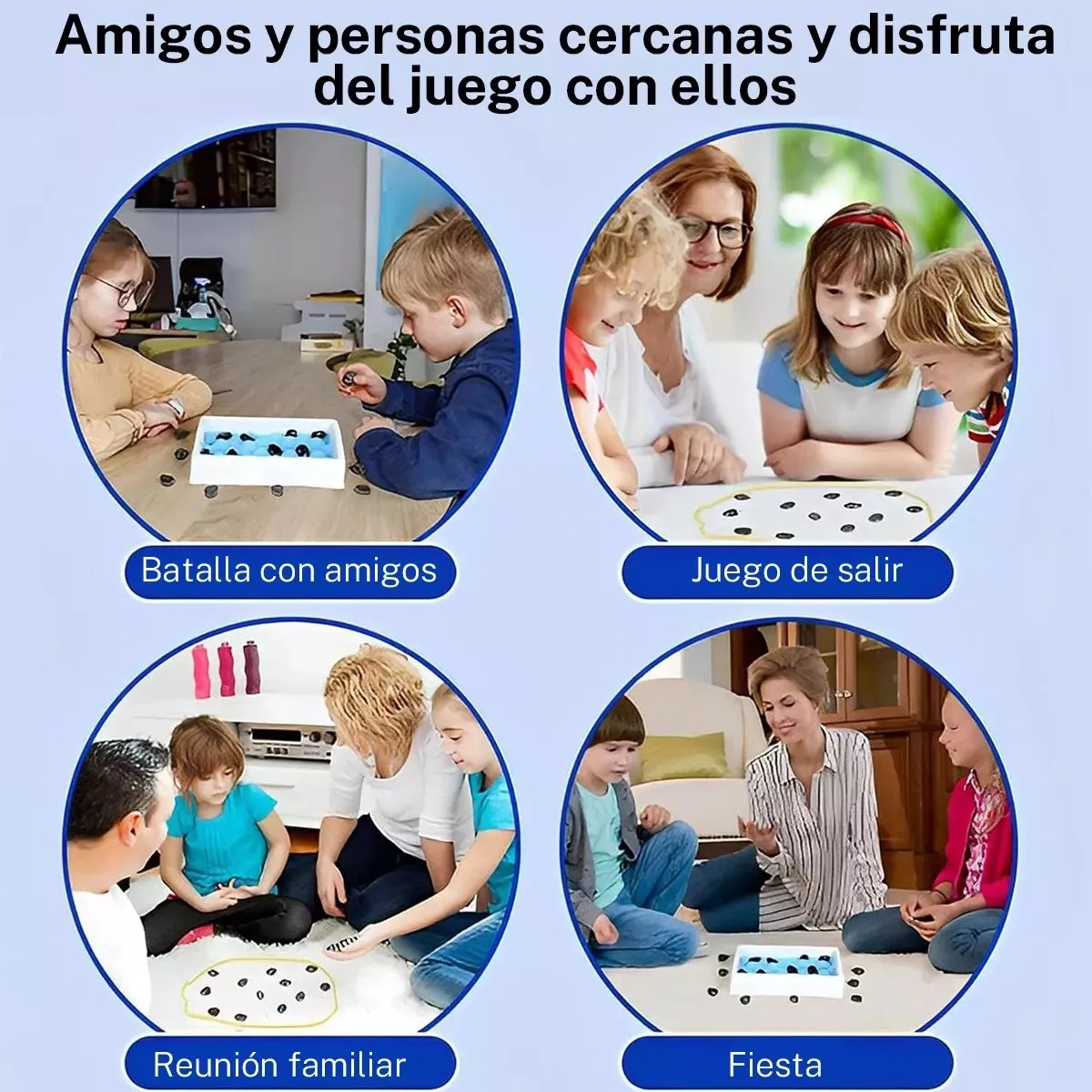 Foto 4 pulgar | Juego De Mesa Estrategia Magnético Con Imán Eo Safe Imports Esi-15499 Azul