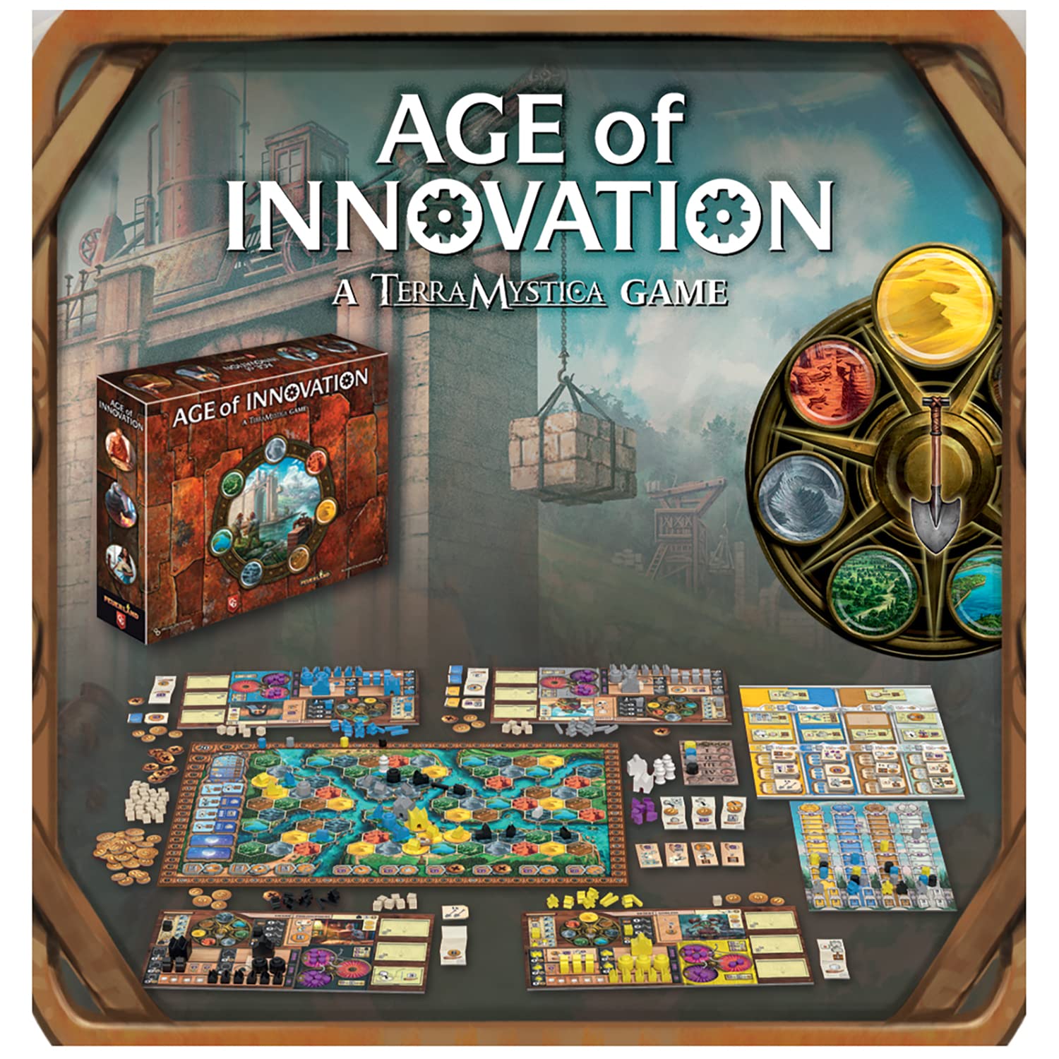 Foto 3 pulgar | Juego De Mesa Capstone Games Age Of Innovation Terra Mystica - Venta Internacional.