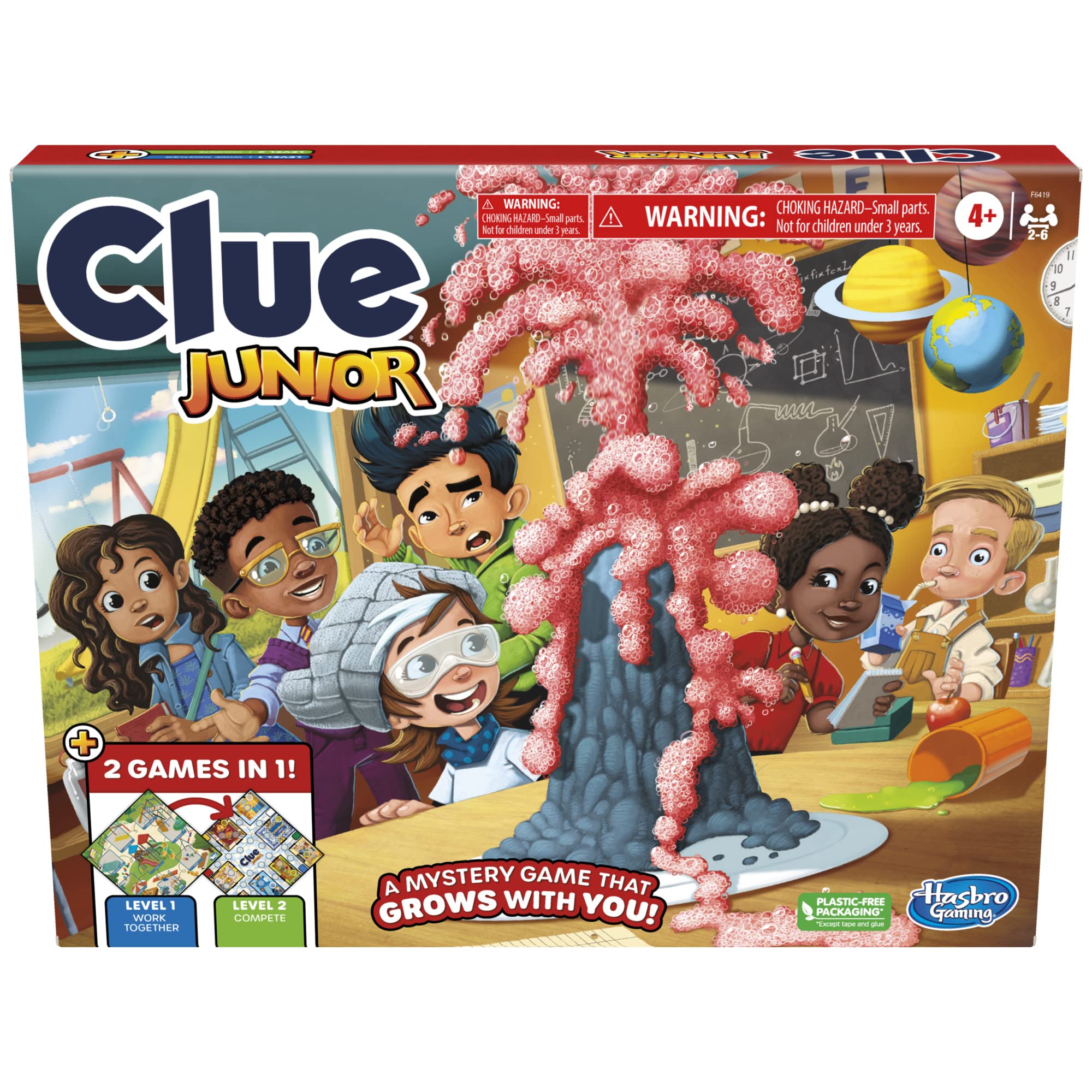 Foto 2 pulgar | Juego De Mesa Hasbro Gaming Clue Junior De 2 Caras 4+ - Venta Internacional.