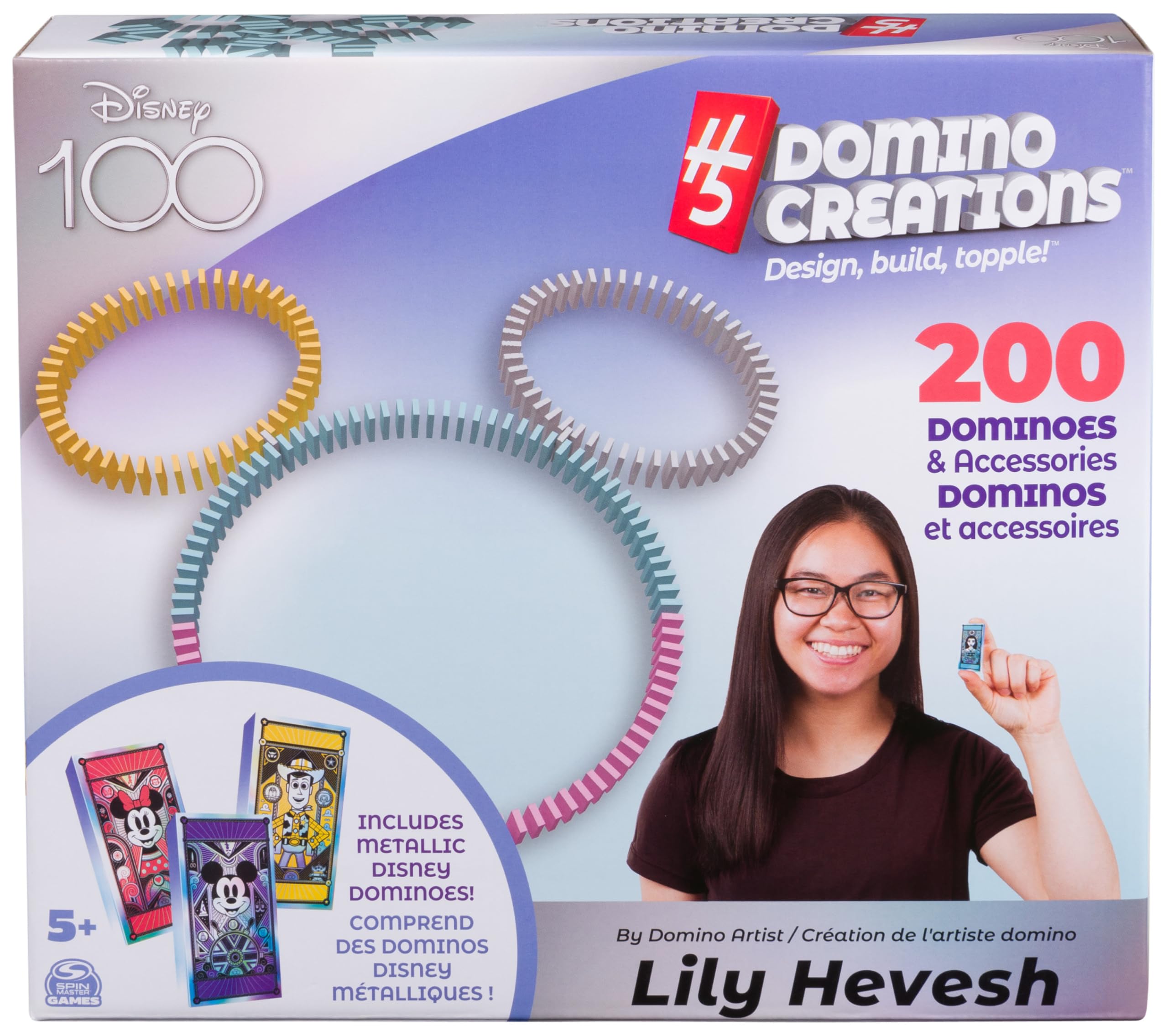 Foto 2 pulgar | Domino Set Spin Master Games Disney 100 Aniversario H5 - Venta Internacional.