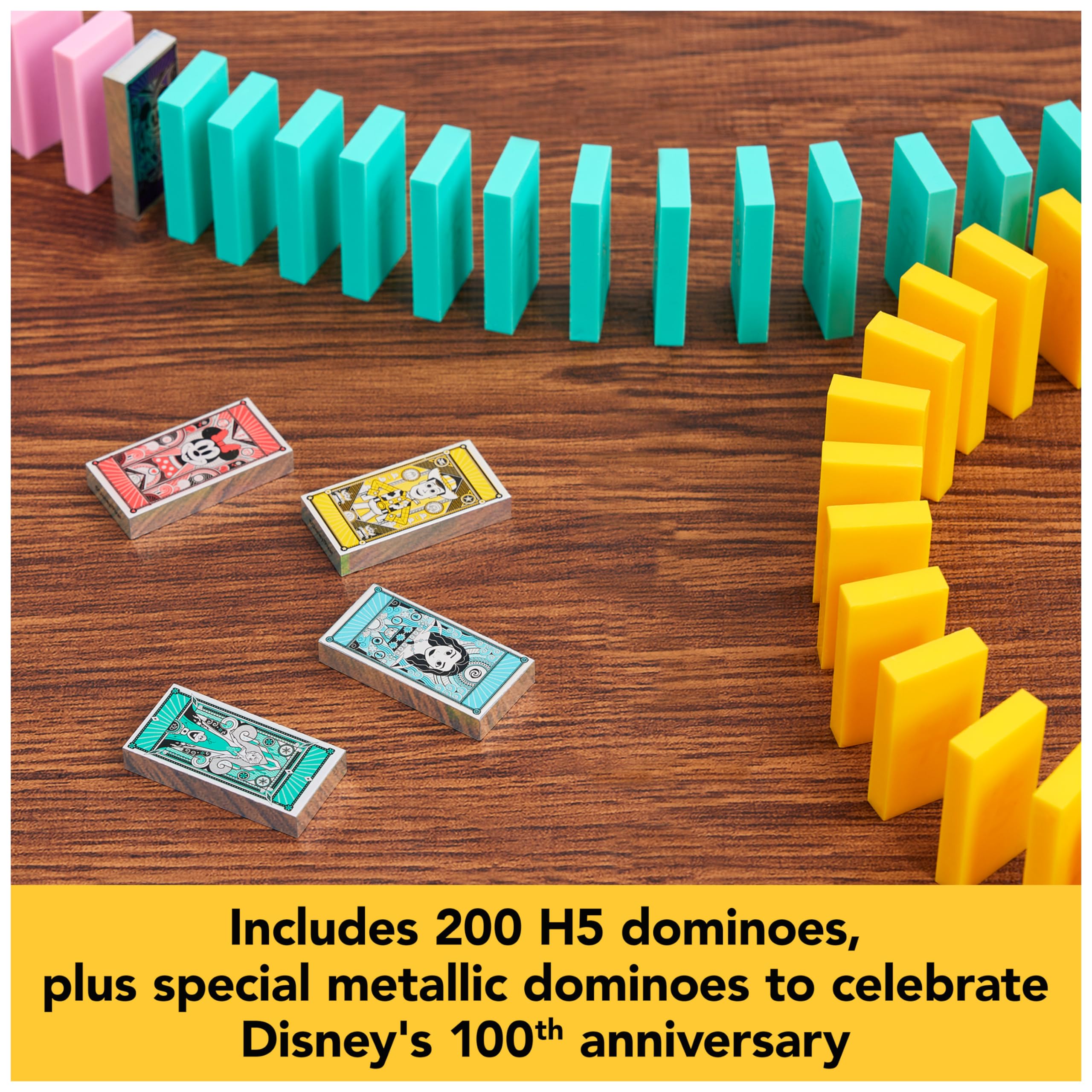 Foto 4 pulgar | Domino Set Spin Master Games Disney 100 Aniversario H5 - Venta Internacional.
