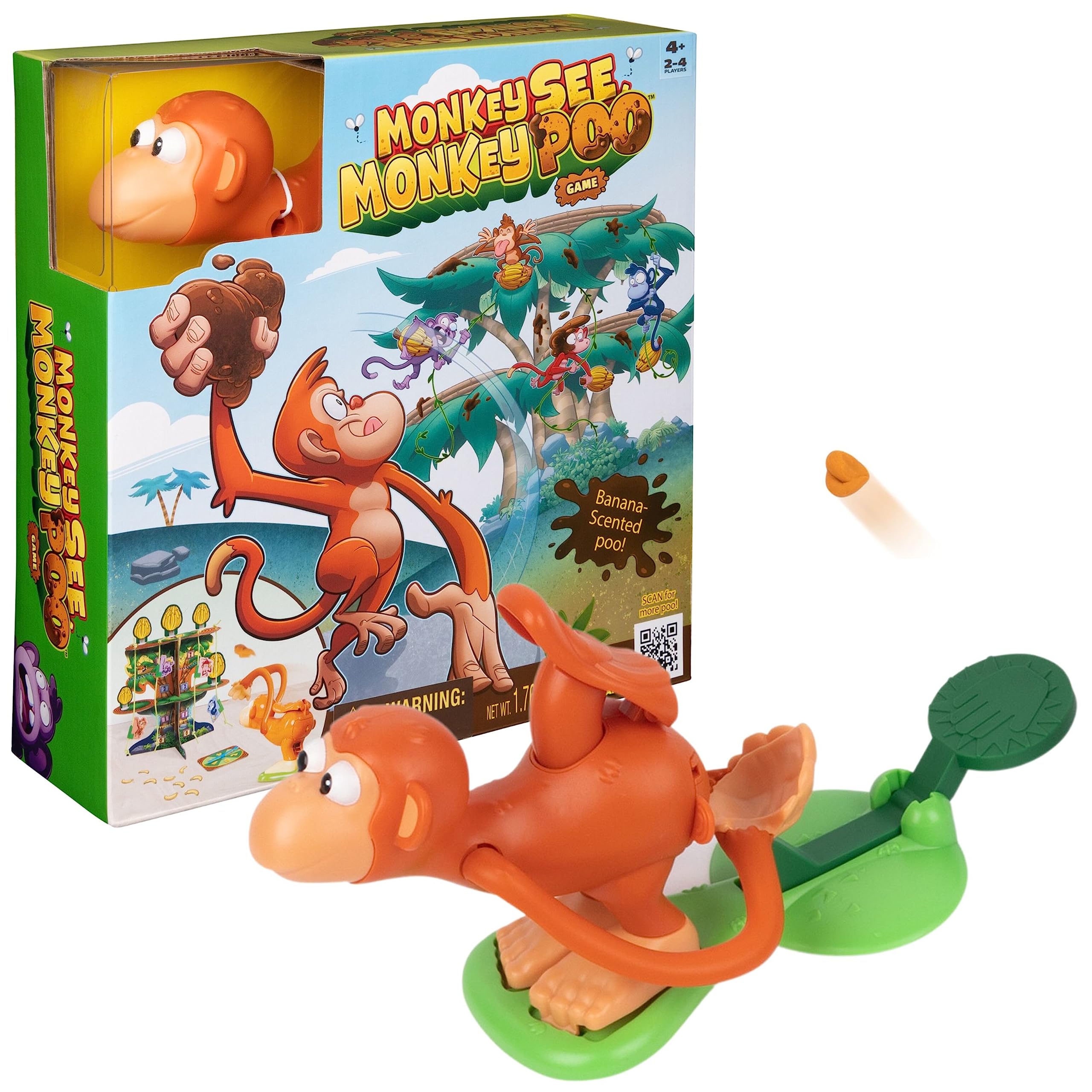 Foto 2 pulgar | Juego Spin Master Games Monkey See Monkey Poo Kids 4+ - Venta Internacional.