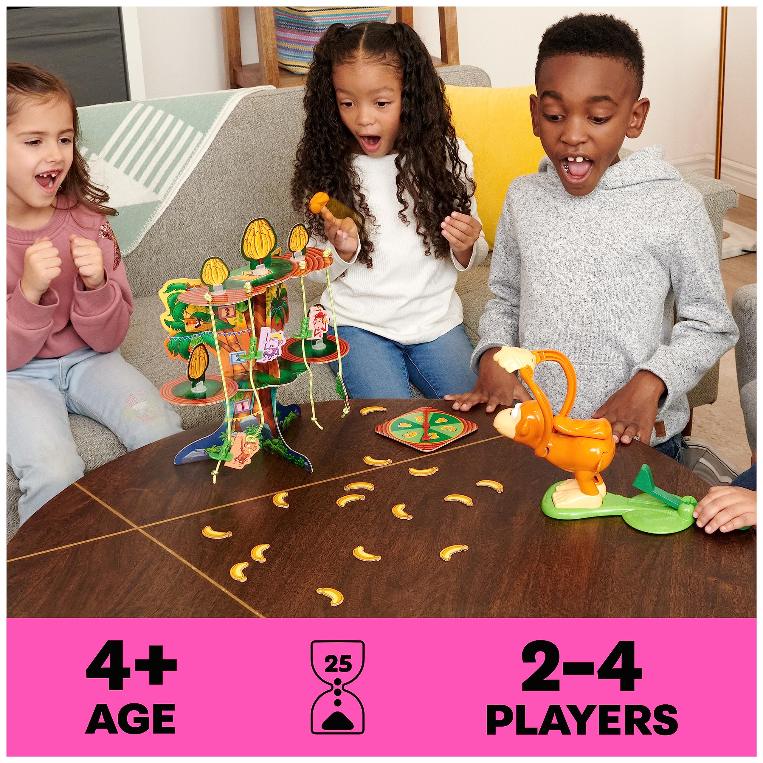 Foto 3 pulgar | Juego Spin Master Games Monkey See Monkey Poo Kids 4+ - Venta Internacional.