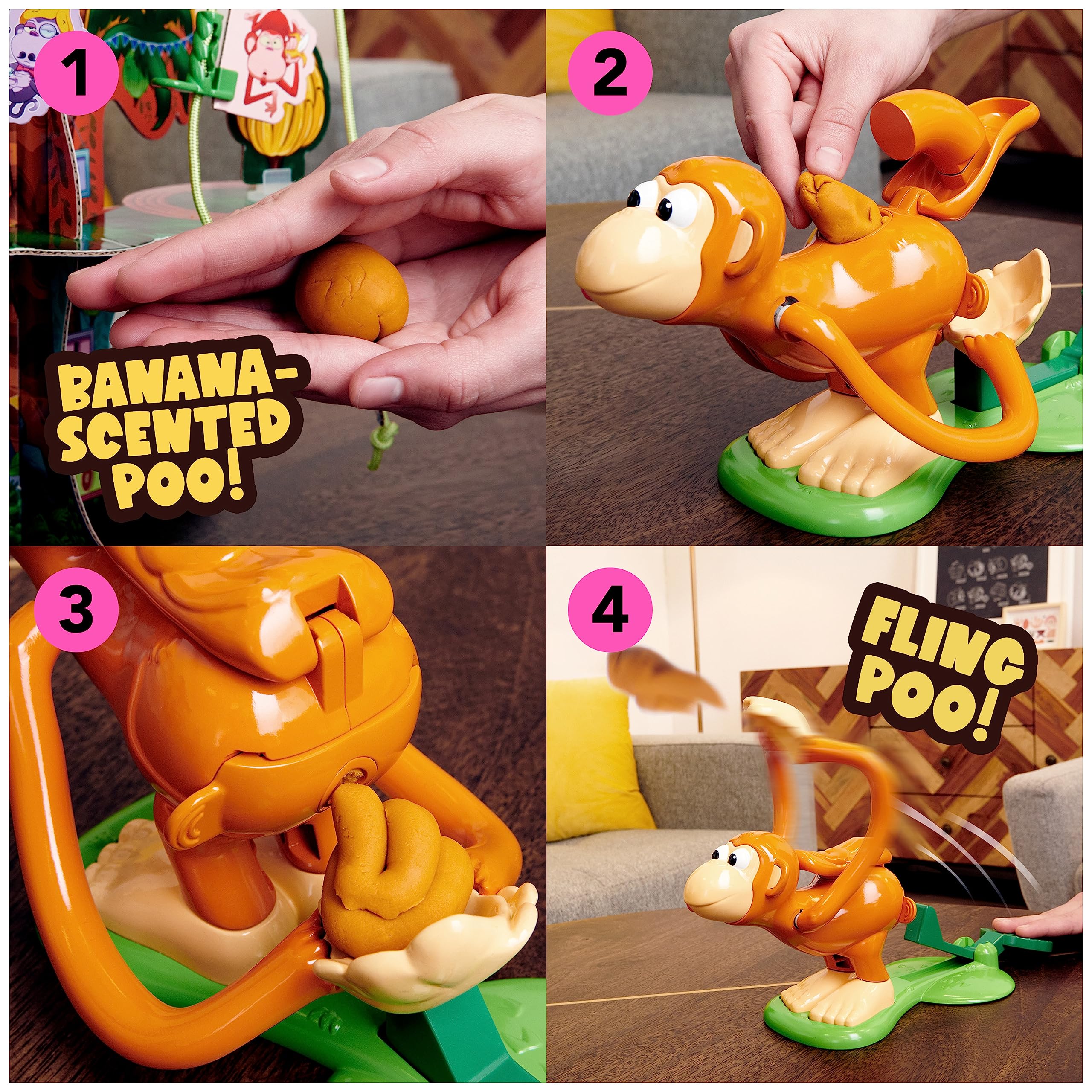 Foto 5 pulgar | Juego Spin Master Games Monkey See Monkey Poo Kids 4+ - Venta Internacional.