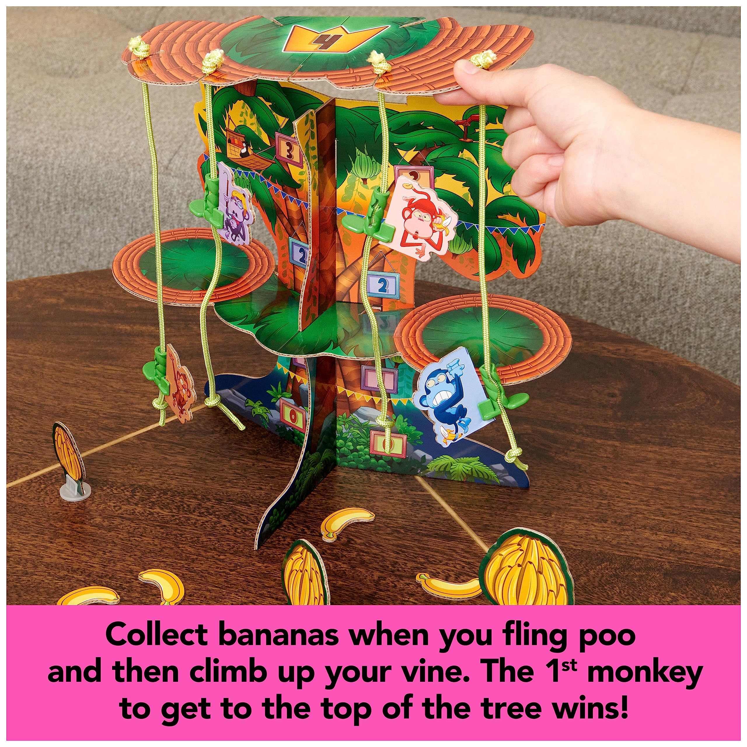 Foto 5 | Juego Spin Master Games Monkey See Monkey Poo Kids 4+ - Venta Internacional.