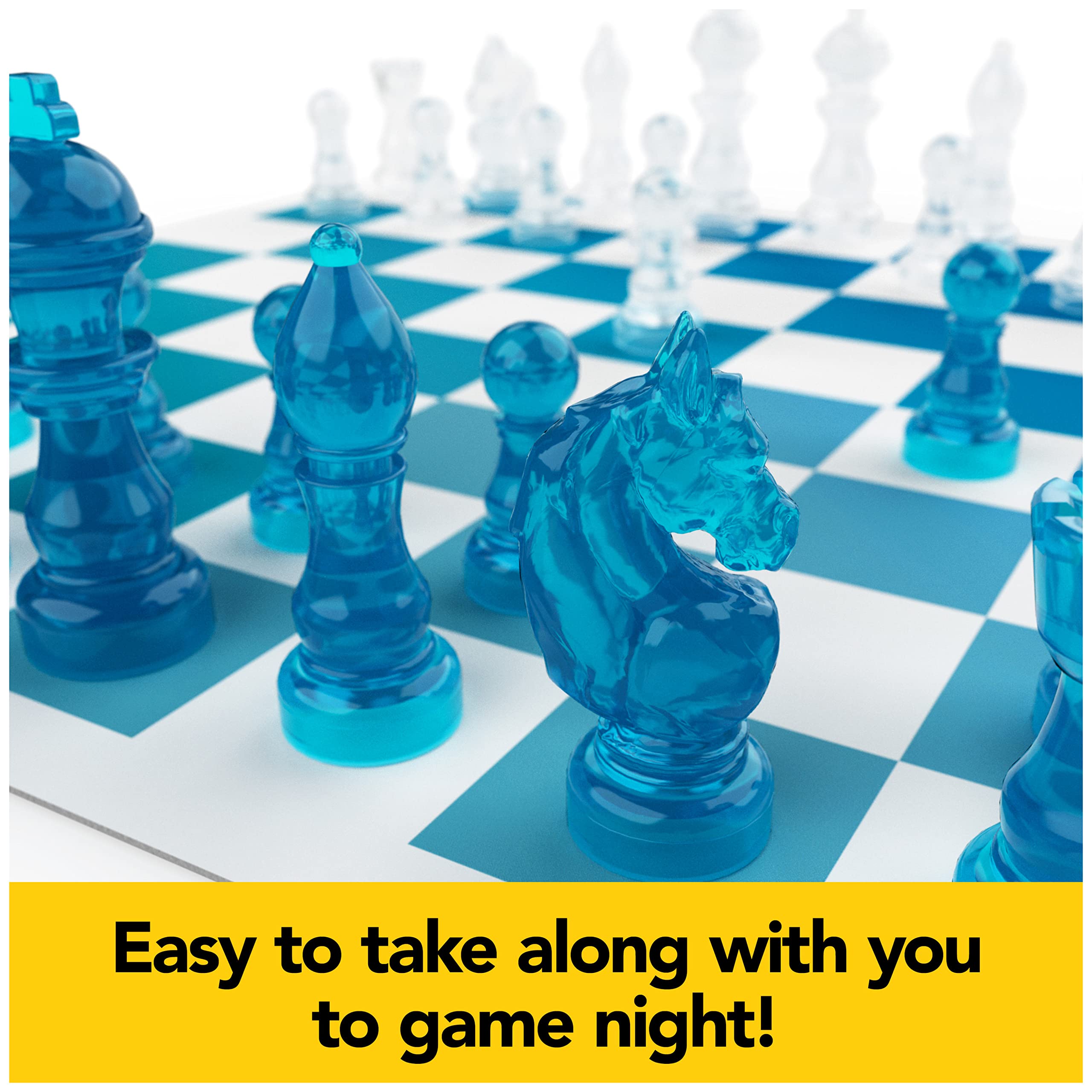Foto 4 pulgar | Juego De Mesa Spin Master Pack & Go Chess & Checkers Para Mayores De 8 Años - Venta Internacional.