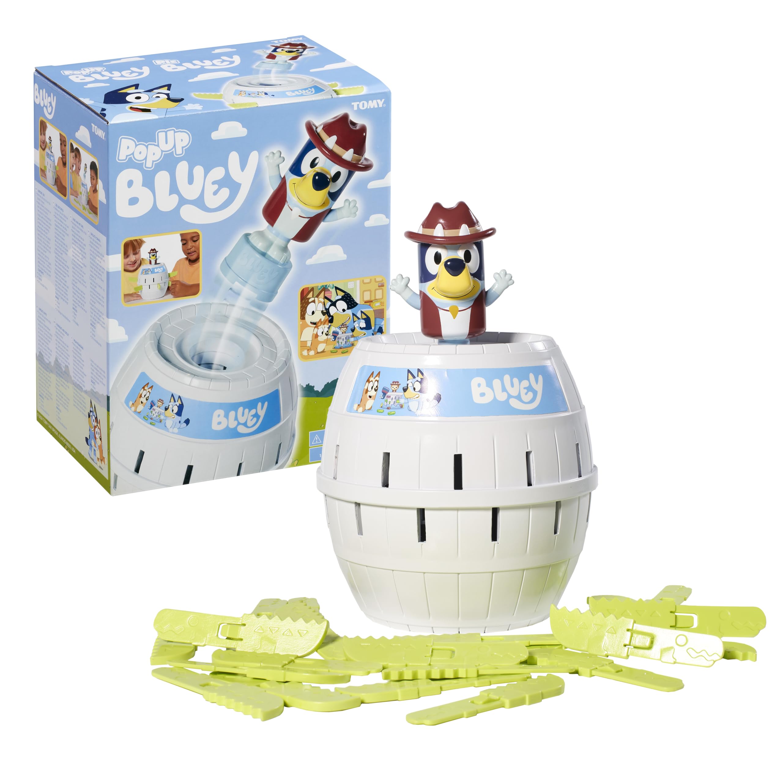 Foto 2 pulgar | Juego Tomy Pop Up Bluey Para Niños De 4 Años En Adelante - Venta Internacional.