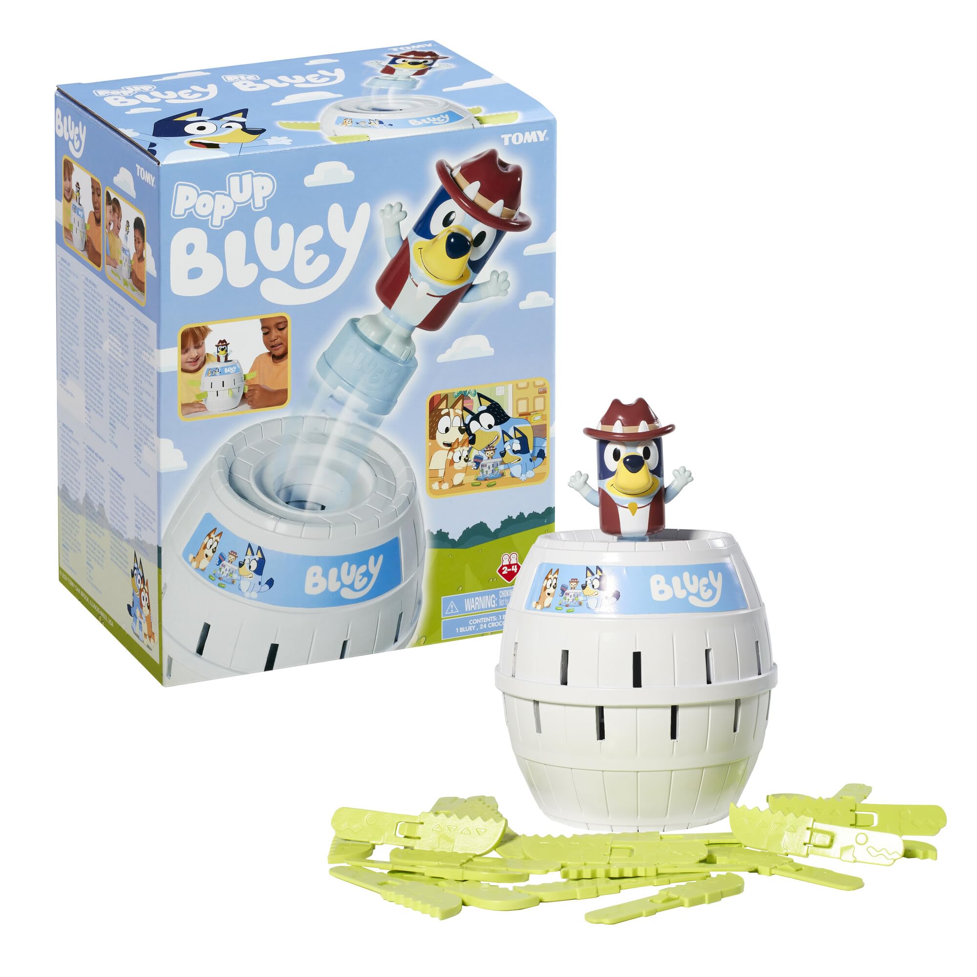 Foto 6 pulgar | Juego Tomy Pop Up Bluey Para Niños De 4 Años En Adelante - Venta Internacional.
