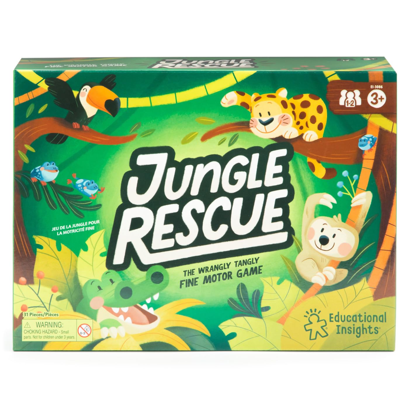 Foto 2 pulgar | Juego De Mesa Educational Insights Jungle Rescue Para Niños Mayores De 3 Años - Venta Internacional.
