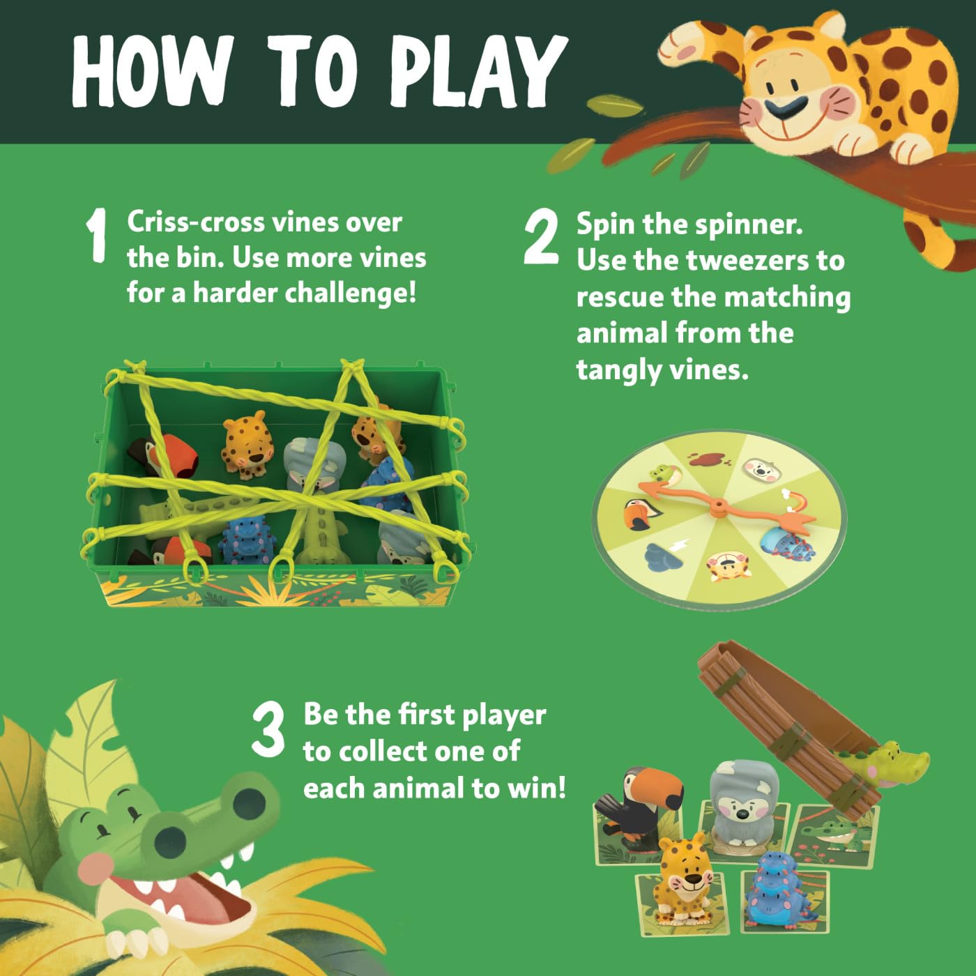 Foto 4 pulgar | Juego De Mesa Educational Insights Jungle Rescue Para Niños Mayores De 3 Años - Venta Internacional.