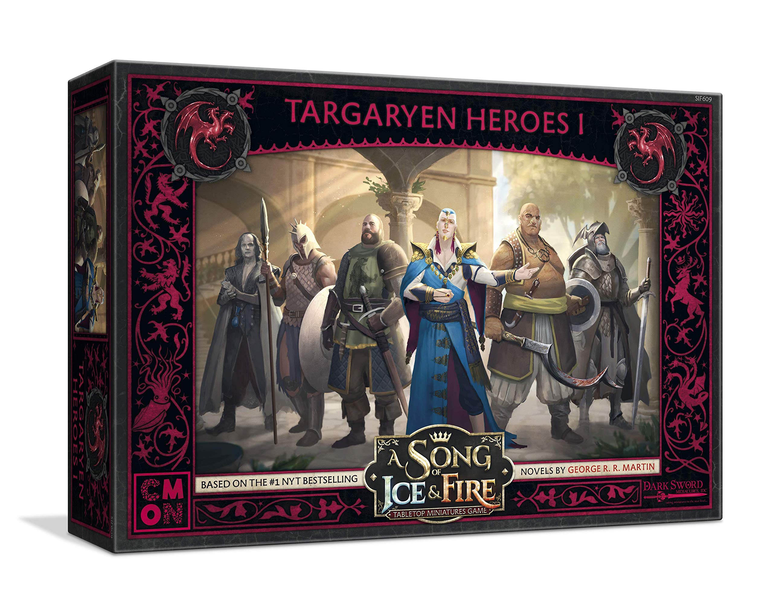 Foto 2 pulgar | Juego De Miniaturas De Mesa Cmon A Song Of Ice And Fire Targaryen - Venta Internacional.