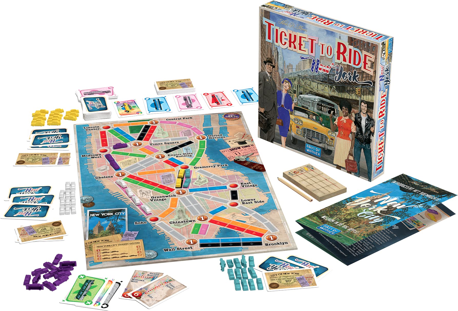 Foto 3 pulgar | Juego De Mesa Days Of Wonder Ticket To Ride New York Kids 8+ - Venta Internacional.